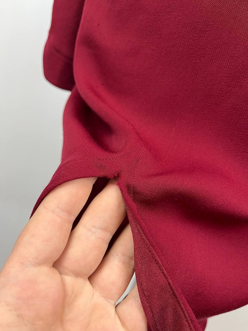 Thierry Mugler Archive Thierry Mugler Paris Burgundy Wool Blazer Dress Size M / US 6-8 / IT 42-44 - 9 Thumbnail
