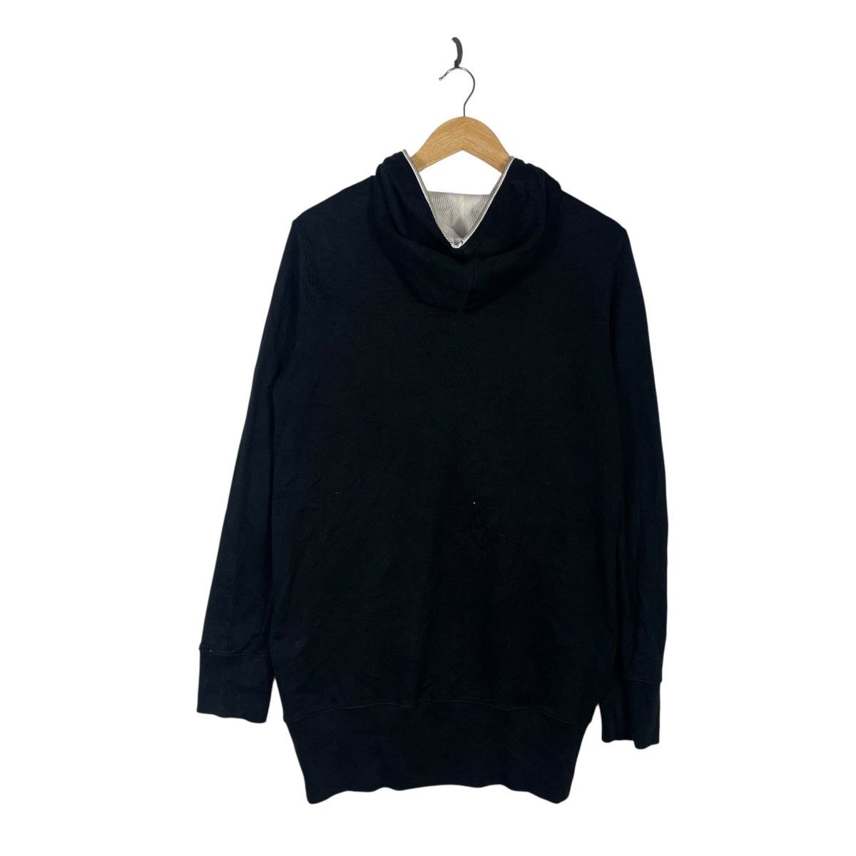 monkey time Monkey Time Long Zip Hoodie Black Minimal Japanese Size US S / EU 44-46 / 1 - 4 Thumbnail