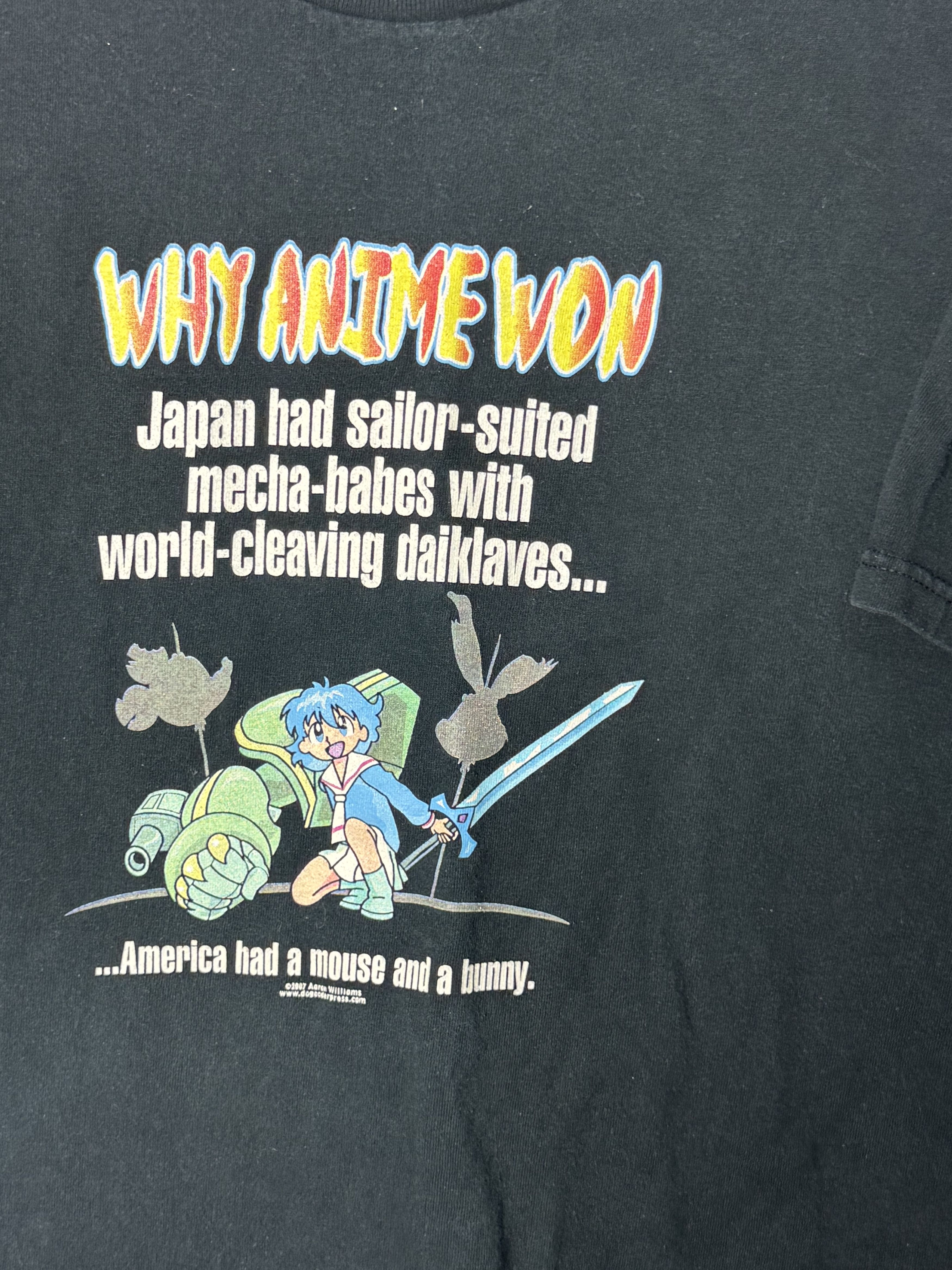 Vintage Vintage Anime - Aaron Williams Art Tee Size US L / EU 52-54 / 3 - 5 Thumbnail