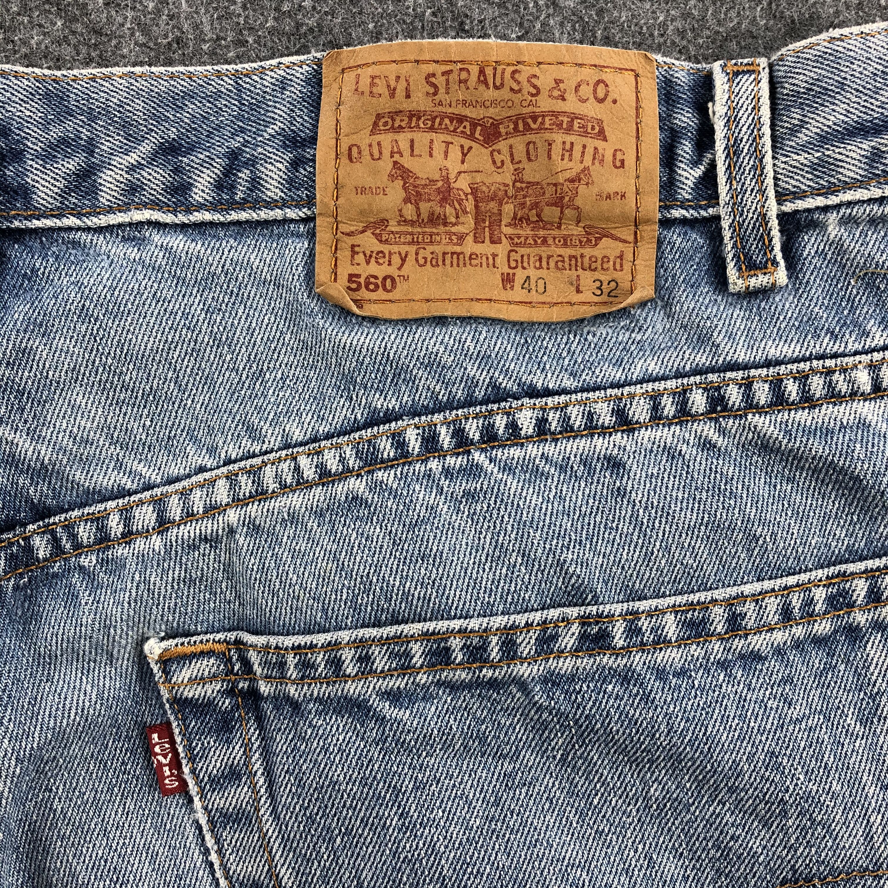 Levi's × Vintage Vintage 90s Levis 560 Jeans-JM1006 Size US 40 / EU 56 - 5 Thumbnail