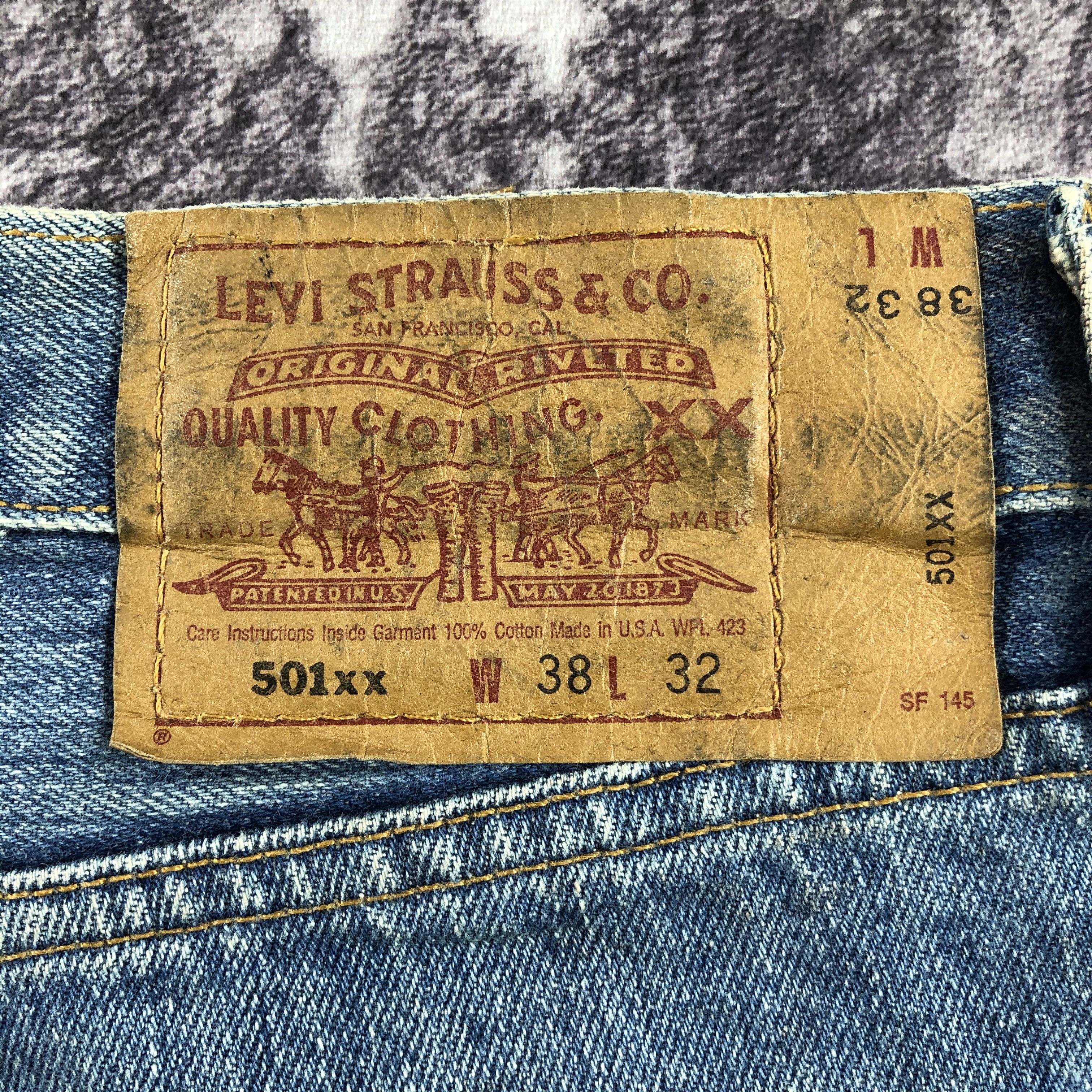 Levi's Vintage 90s Levis 501 Jeans-JM2829 Size US 36 / EU 52 - 6 Thumbnail
