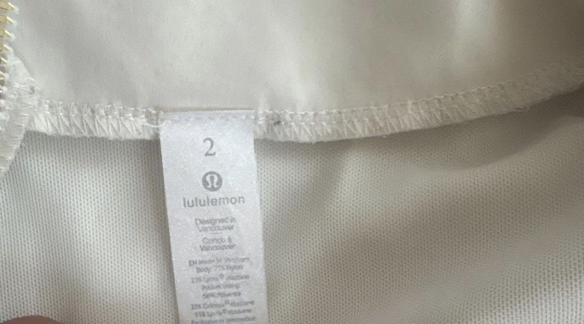 Lululemon White lulu Size XS / US 0-2 / IT 36-38 - 1 Thumbnail