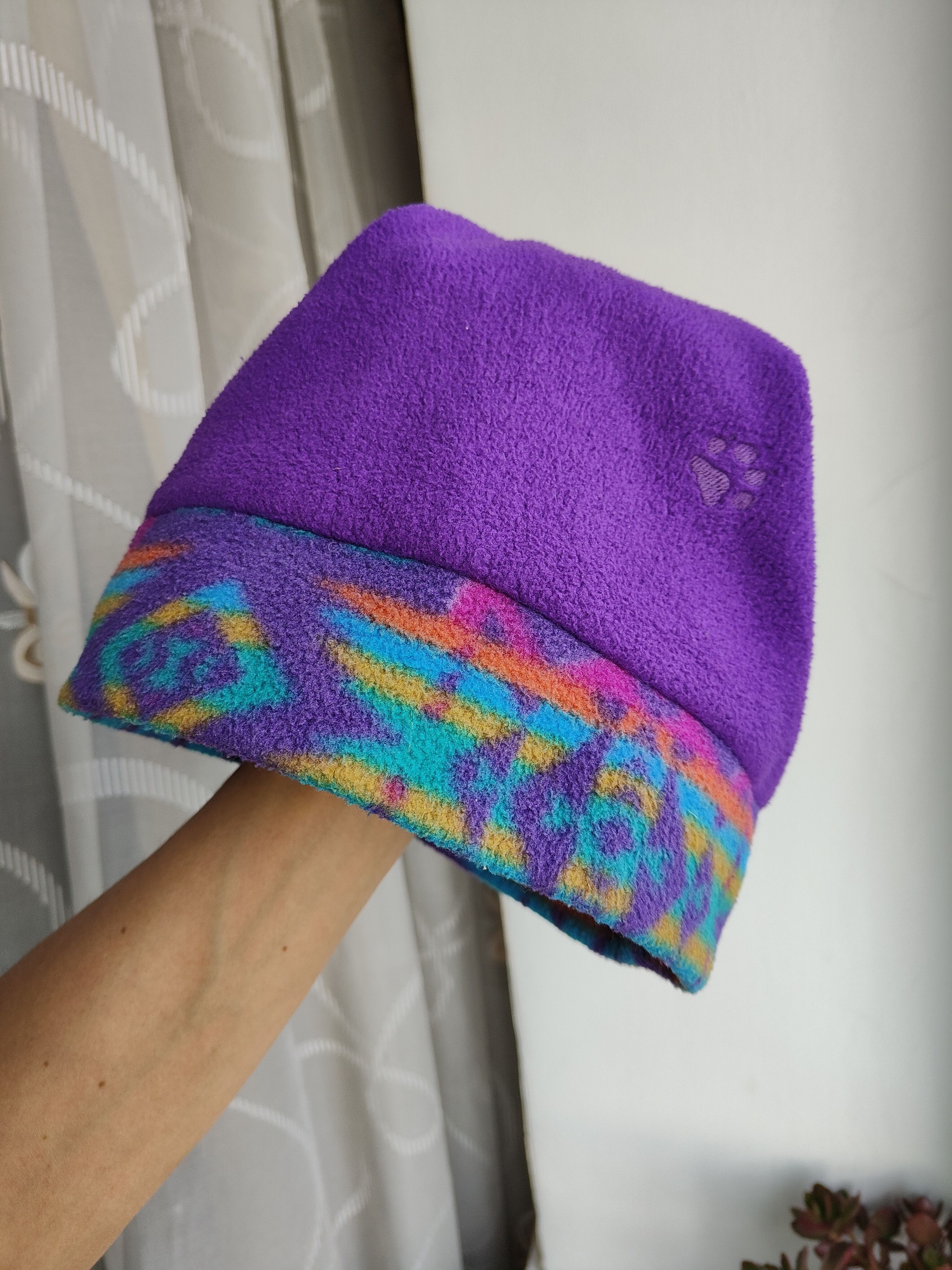 Polartec Vintage Polartec Series Zoo Ultra Rare 90s Fleece Hat Size ONE SIZE - 9 Thumbnail