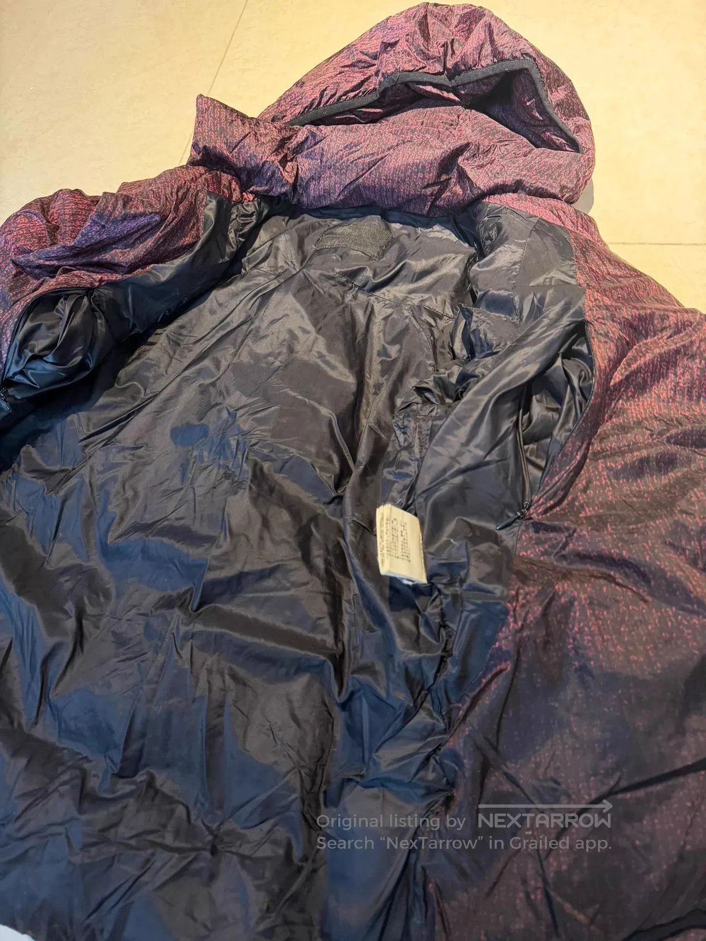Undercover Red Heavy Insulated Hooded Jacket Size S. Size US S / EU 44-46 / 1 - 4 Thumbnail