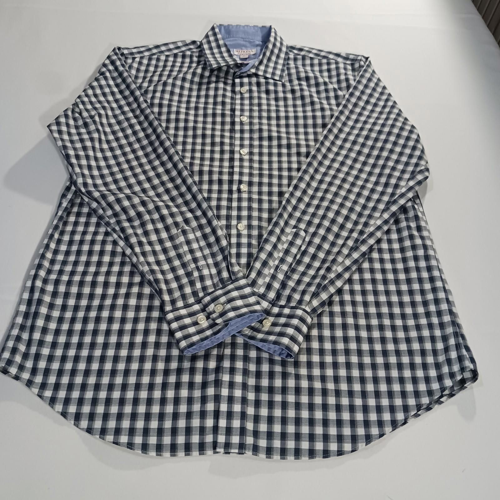 Merona Merona The Ultimate Shirt Men's Black/White Button-Up Size L Size US L / EU 52-54 / 3 - 1 Thumbnail
