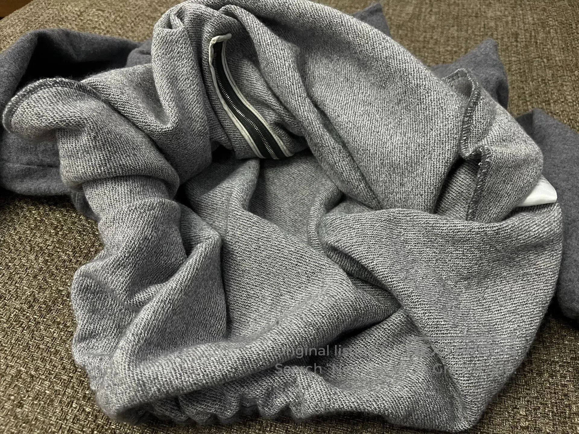 Japanese Brand LAMRONS Balloon Zip Sweatshirt. Size US M / EU 48-50 / 2 - 6 Thumbnail