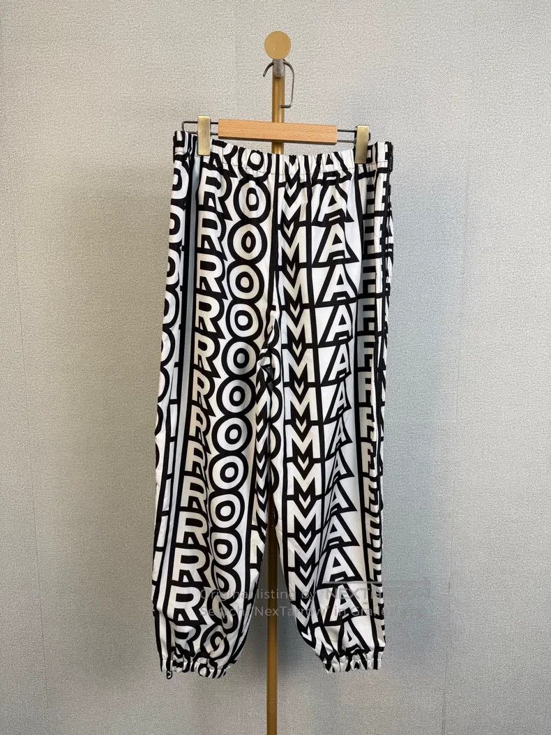 Fendi Fendi size L All-Over Printed Drawstring Tapered Pants Size 24" / US 00 / IT 34 - 2 Thumbnail
