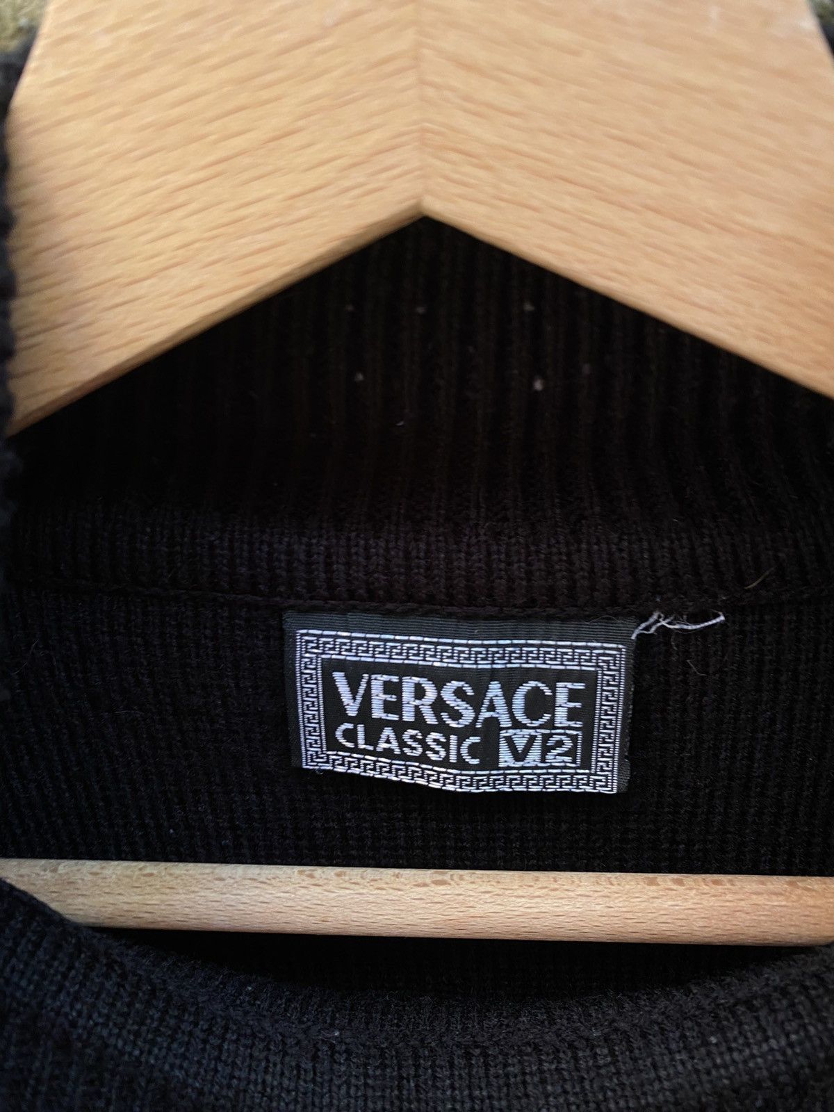 Versace × Vintage Vintage Versace Classic V2 Knitted Sweater Size US L / EU 52-54 / 3 - 5 Thumbnail