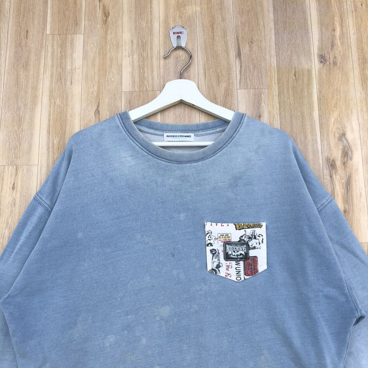 Vintage Rodeo Crowns Denim Pullover