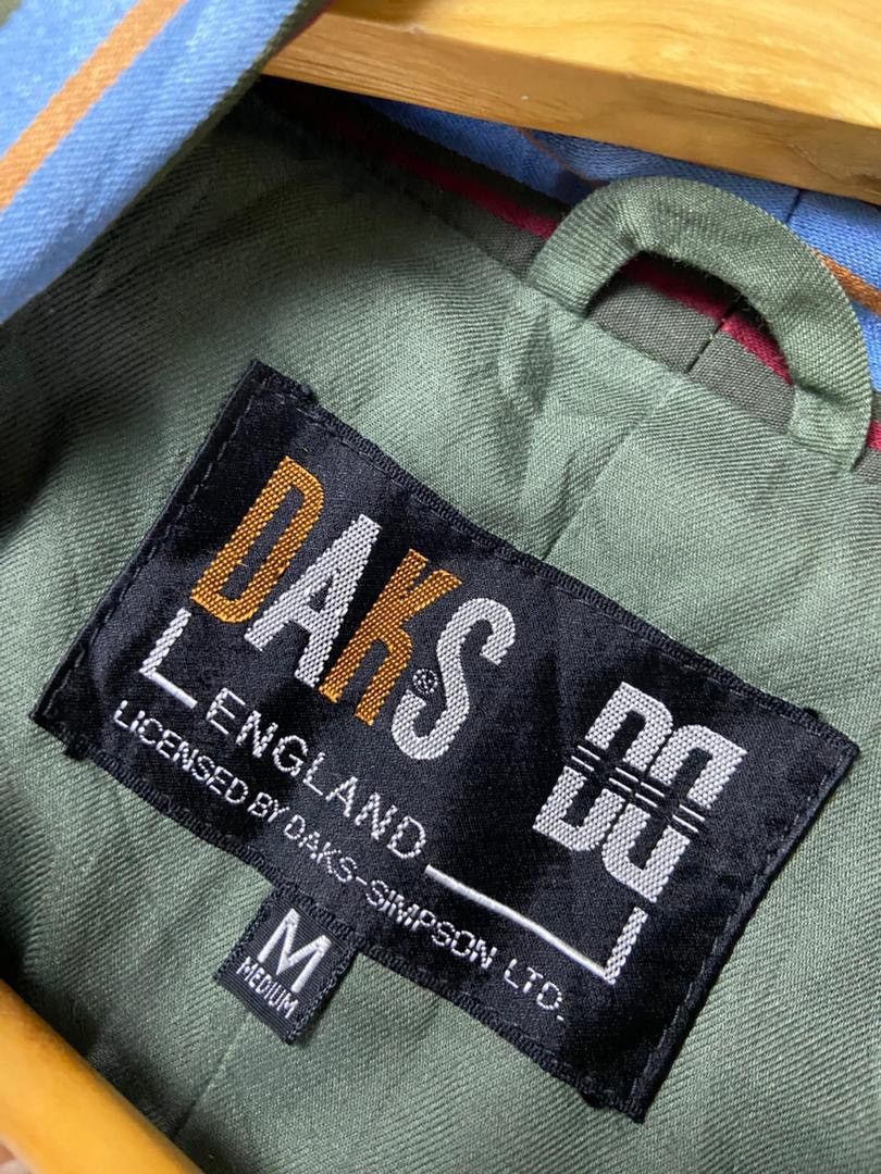 DAKS Daks London Vintage Style Stripes Long Jacket (199) Size US M / EU 48-50 / 2 - 3 Thumbnail