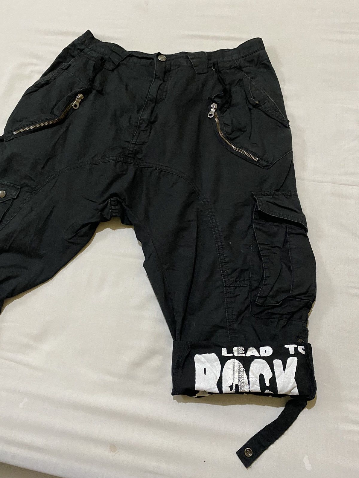 Japanese Brand × PPFM PPFM Punk Bondage Cargo Pants Size US 32 / EU 48 - 3 Thumbnail