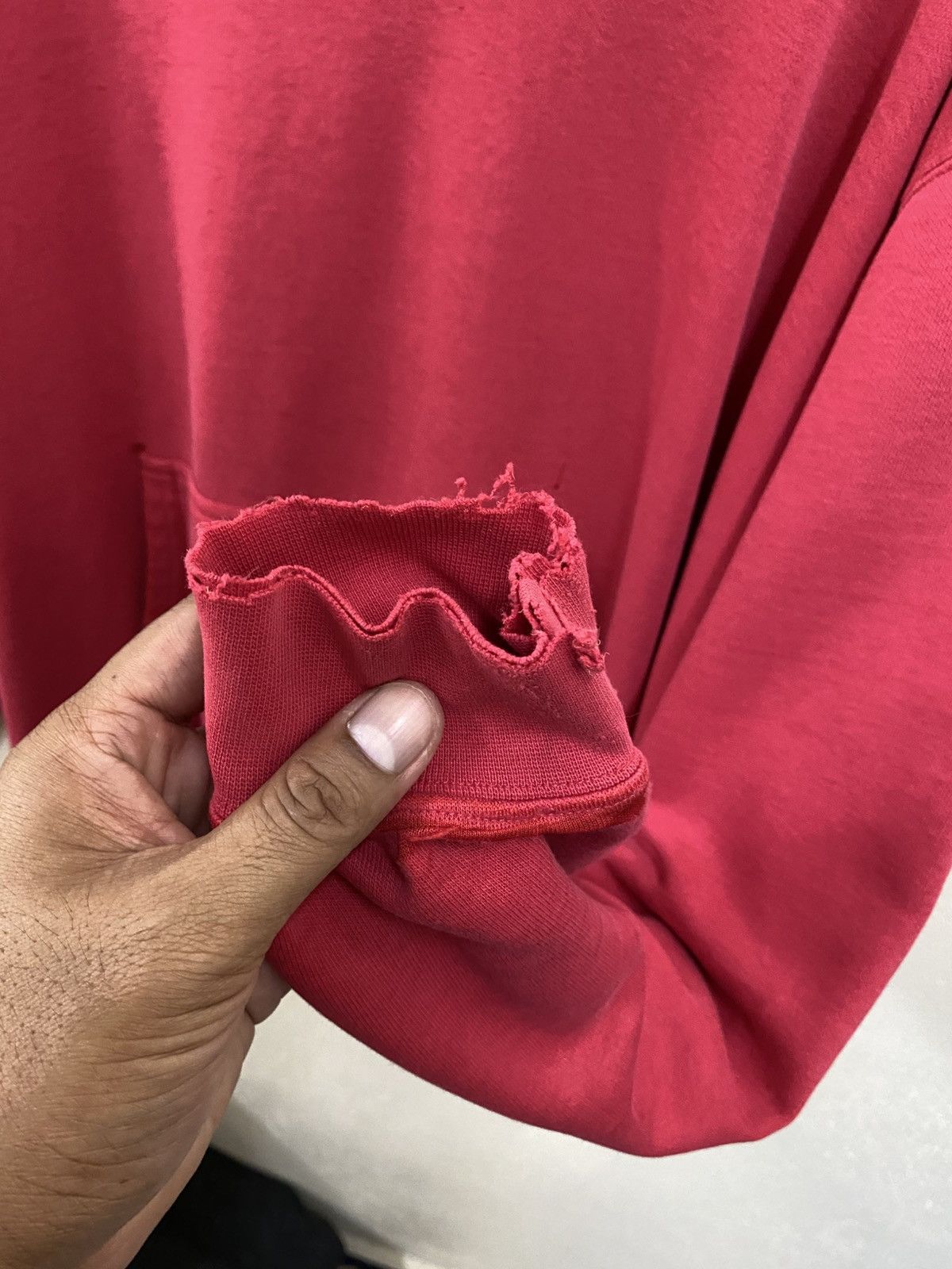 Nike Vintage Nike Hoodie Centre Pocket - Red Size US XXL / EU 58 / 5 - 9 Thumbnail