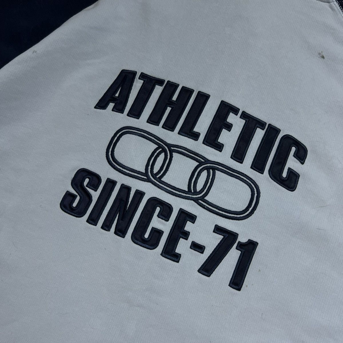 Nike 90s Nike Athletic Vintage Big Logo Oversized Zip Hoodie Size US XL / EU 56 / 4 - 10 Thumbnail