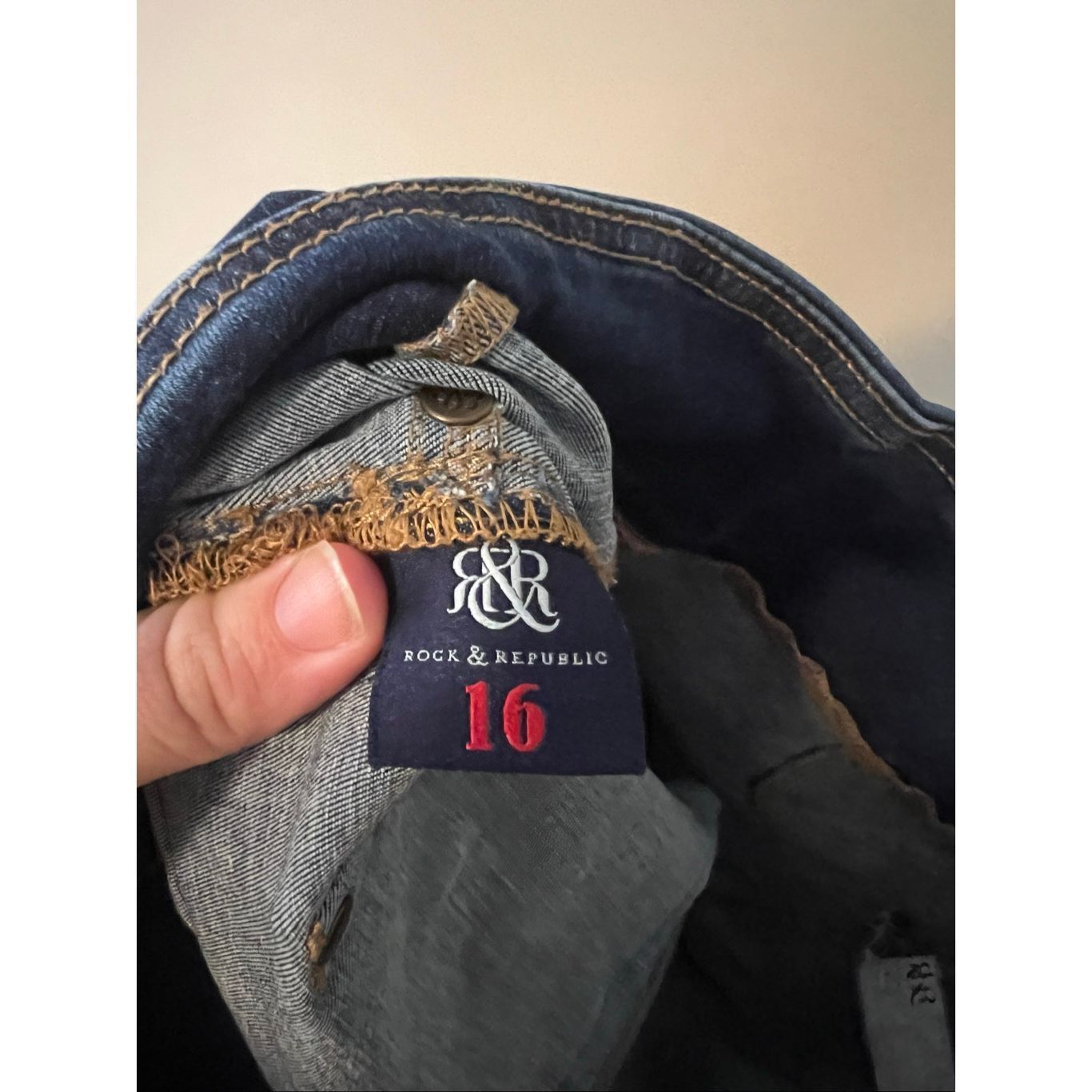 Rock & Republic Rock & Republic Pull On Skinny Jeans Woman’s Size 16 Size 38" / US 16 / IT 52 - 9 Thumbnail