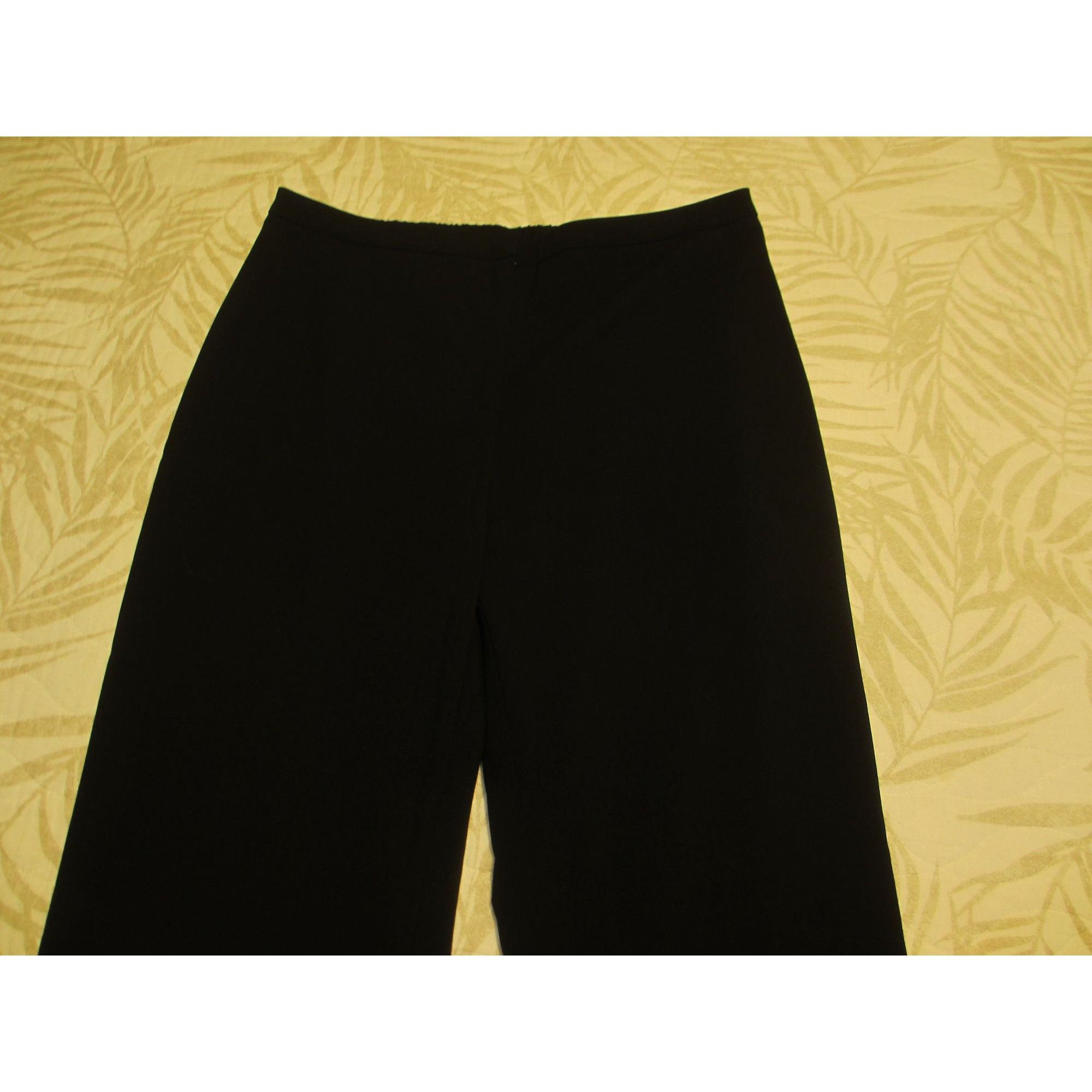 Other Susan Graver Black Elastic Waist Womens Pants Size 10 Polyes Size 32" / US 10 / IT 46 - 1 Thumbnail