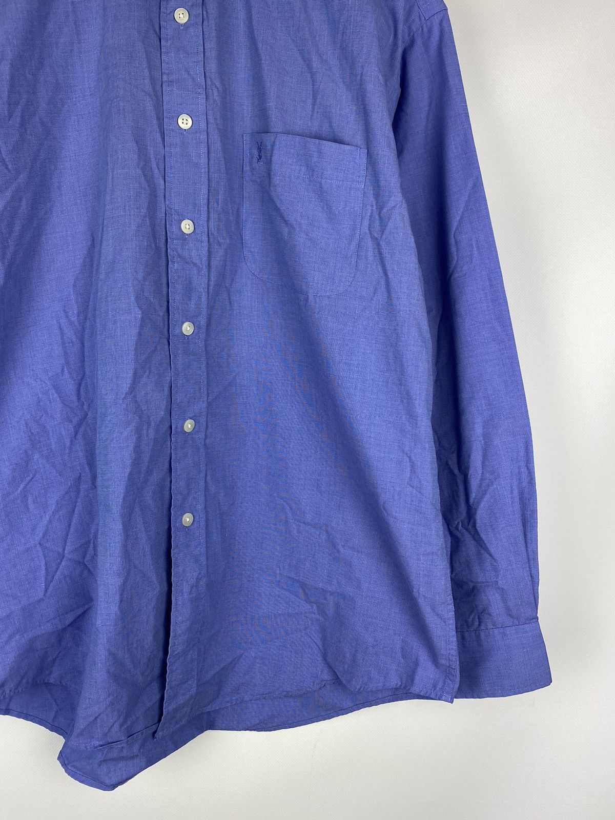 Yves Saint Laurent Yves Saint Lauren YSL men’s long sleeve button up shirt Size US L / EU 52-54 / 3 - 6 Thumbnail