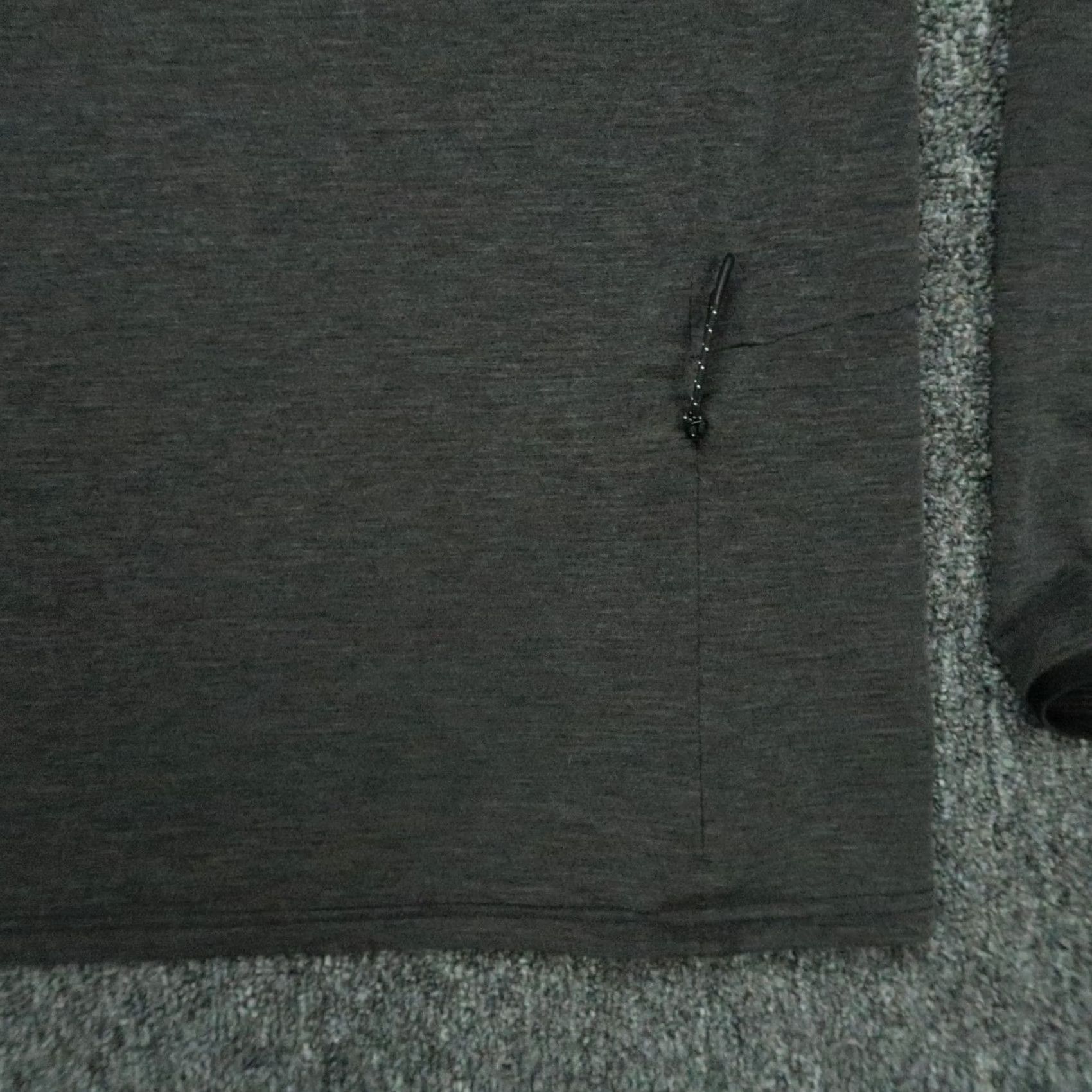 Vintage Hill City Pullover Men Medium Charcoal Gray Tech Performance Quarter Zip Stretch Shirt Size US M / EU 48-50 / 2 - 7 Thumbnail