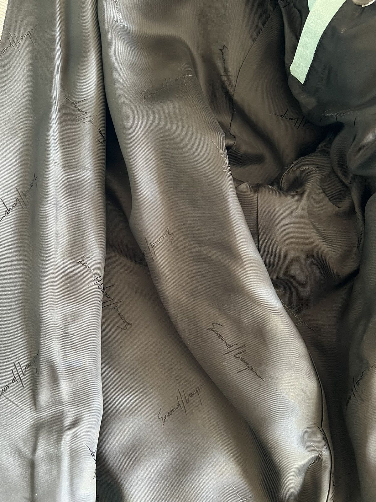 Second/Layer Cropped Leather Jacket in light blue Size US XL / EU 56 / 4 - 12 Thumbnail