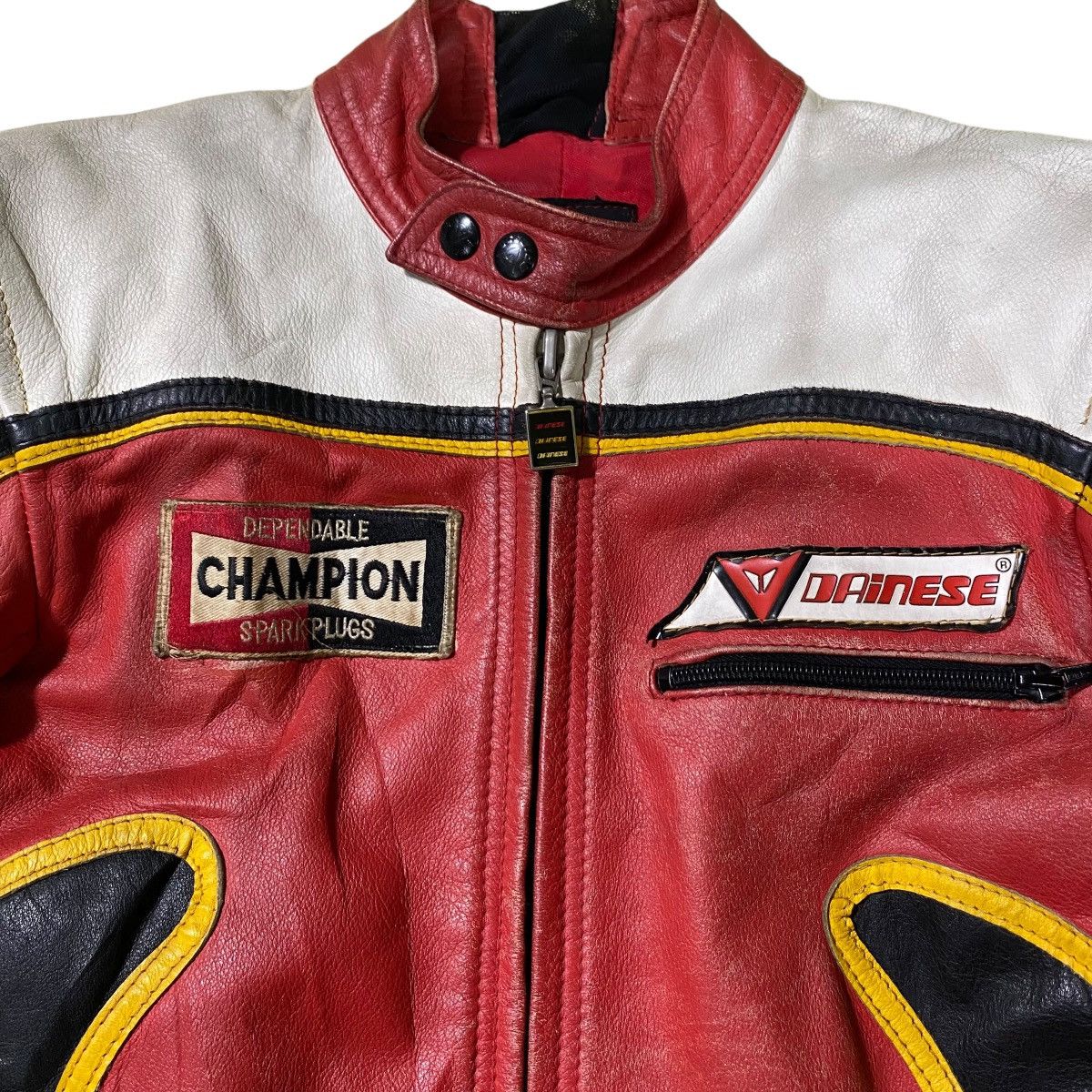 Dainese × Vintage Vintage 80s Dainese Overall Riding Suit Class Leather Size US S / EU 44-46 / 1 - 7 Thumbnail