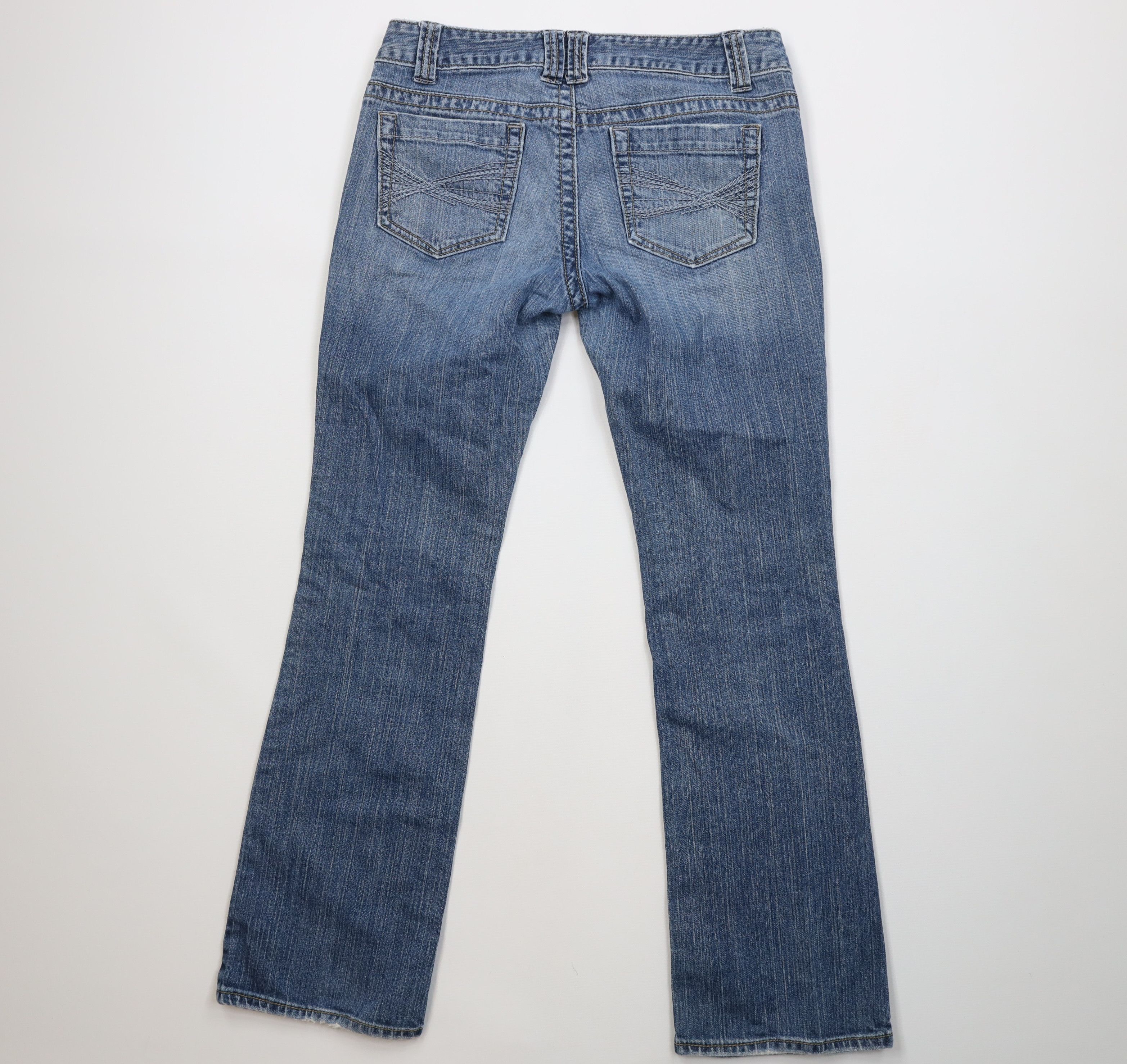 Aeropostale Vintage 90s Y2K Aeropostale Flared Bootcut Denim Jeans Size 32" / US 10 / IT 46 - 9 Thumbnail