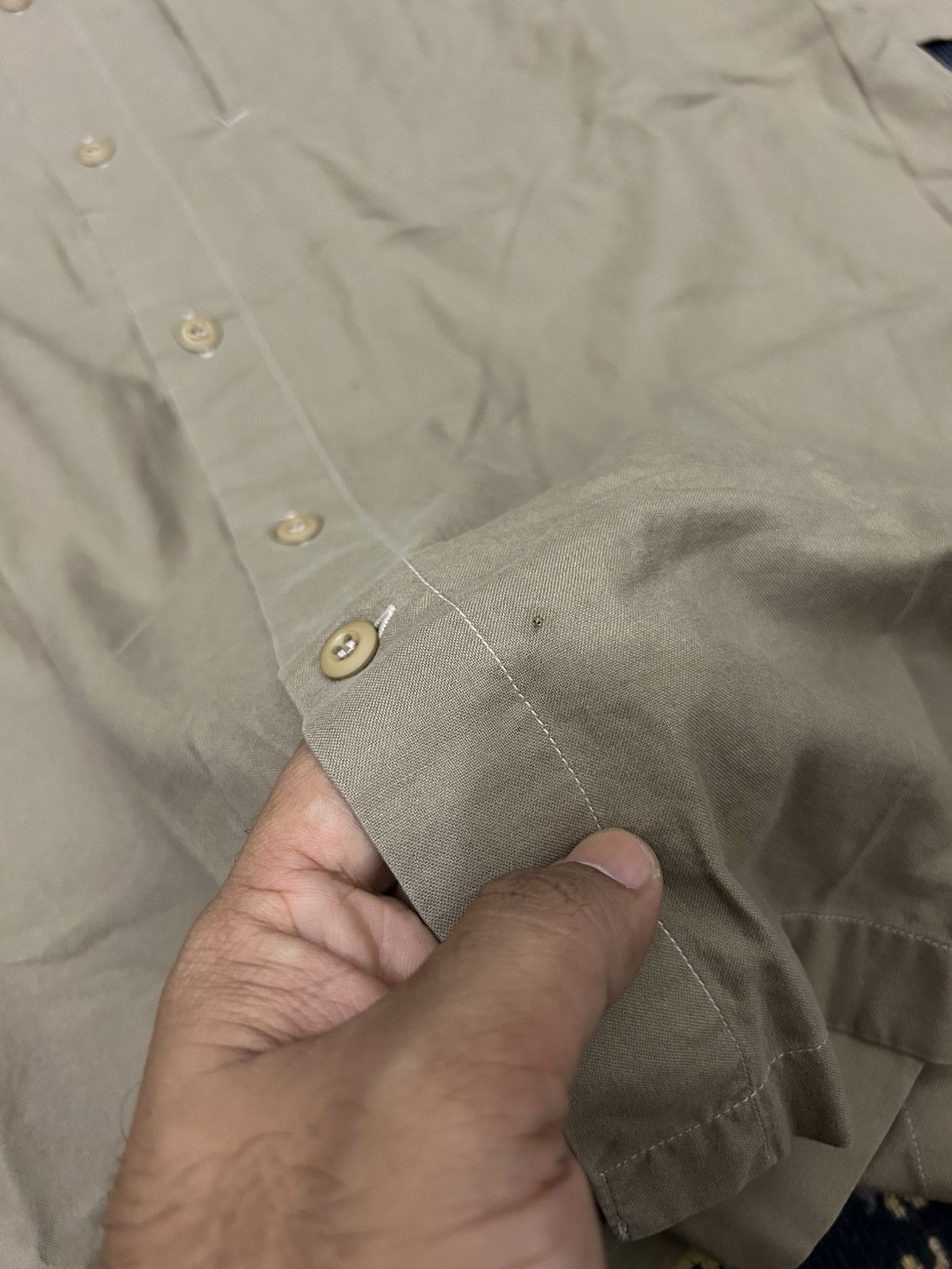 Issey Miyake Vintage Issey Miyake Stand Collar Button Shirt Size US M / EU 48-50 / 2 - 7 Thumbnail