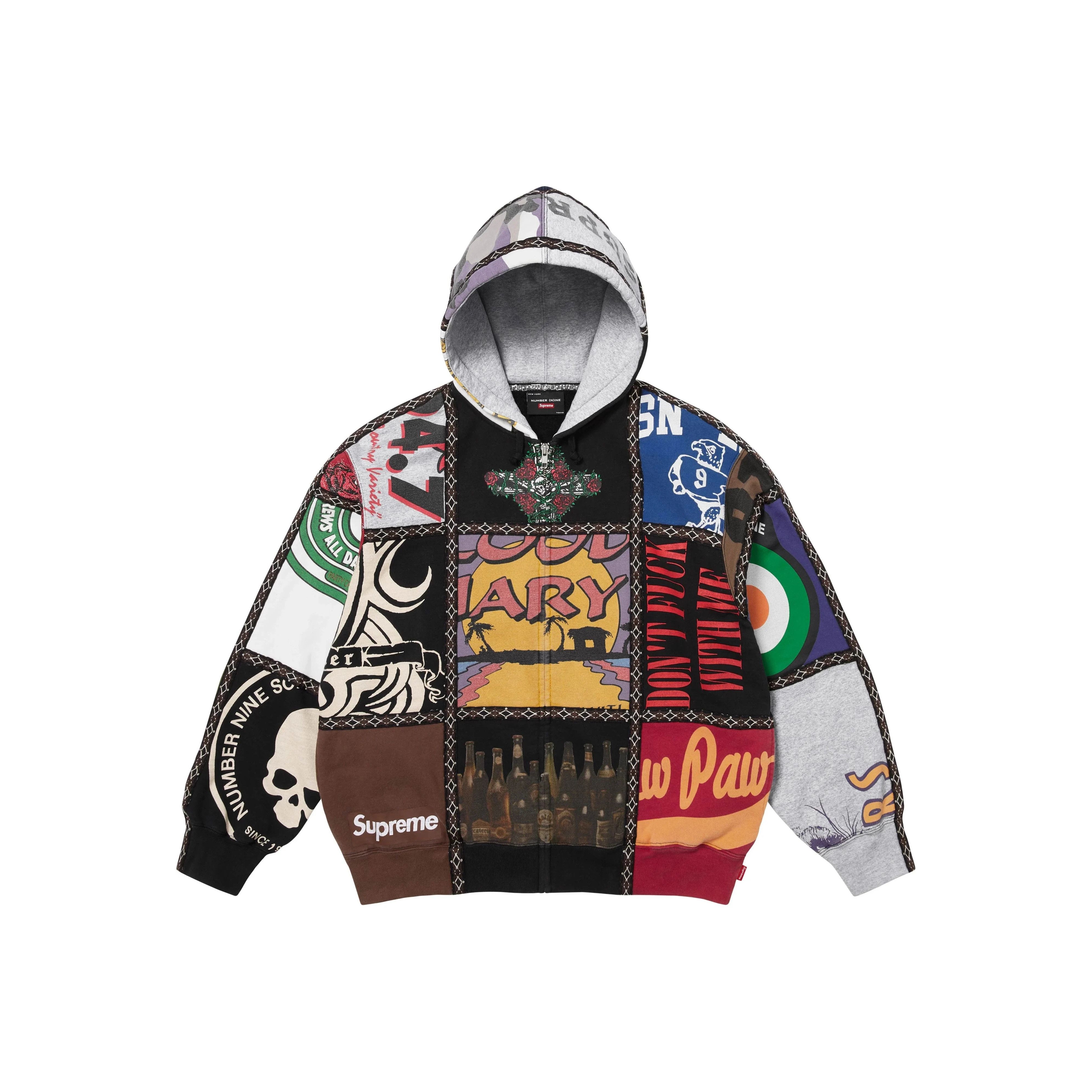 Martine Rose × Supreme Martine Rose x Supreme towel zip up hoodie