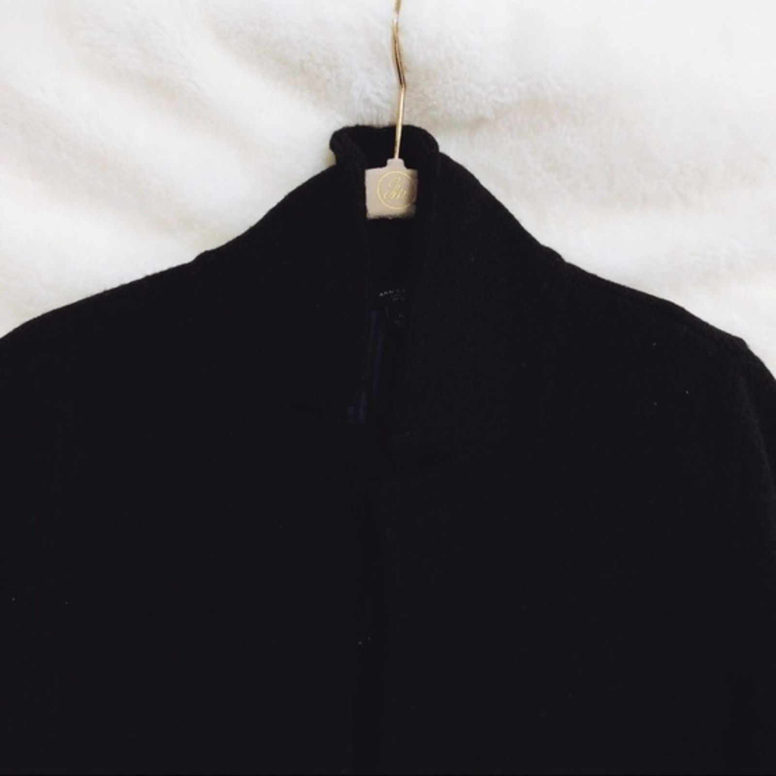 Ann Taylor Ann Taylor Black Wool Chic Blazer with Pocket Size S / US 4 / IT 40 - 4 Thumbnail