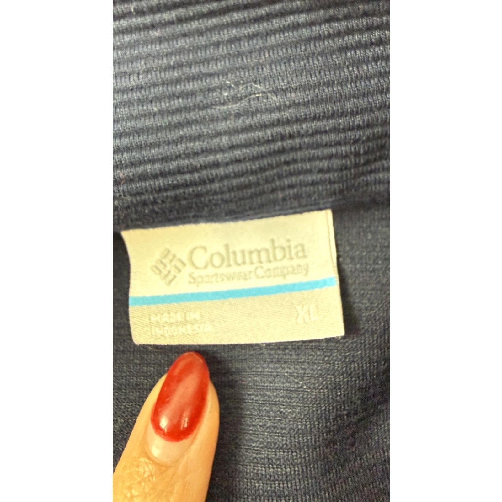 Vintage Columbia Pullover Shirt Mens XL Blue Quarter Zip Long Sleeve Performance Size US XL / EU 56 / 4 - 3 Thumbnail
