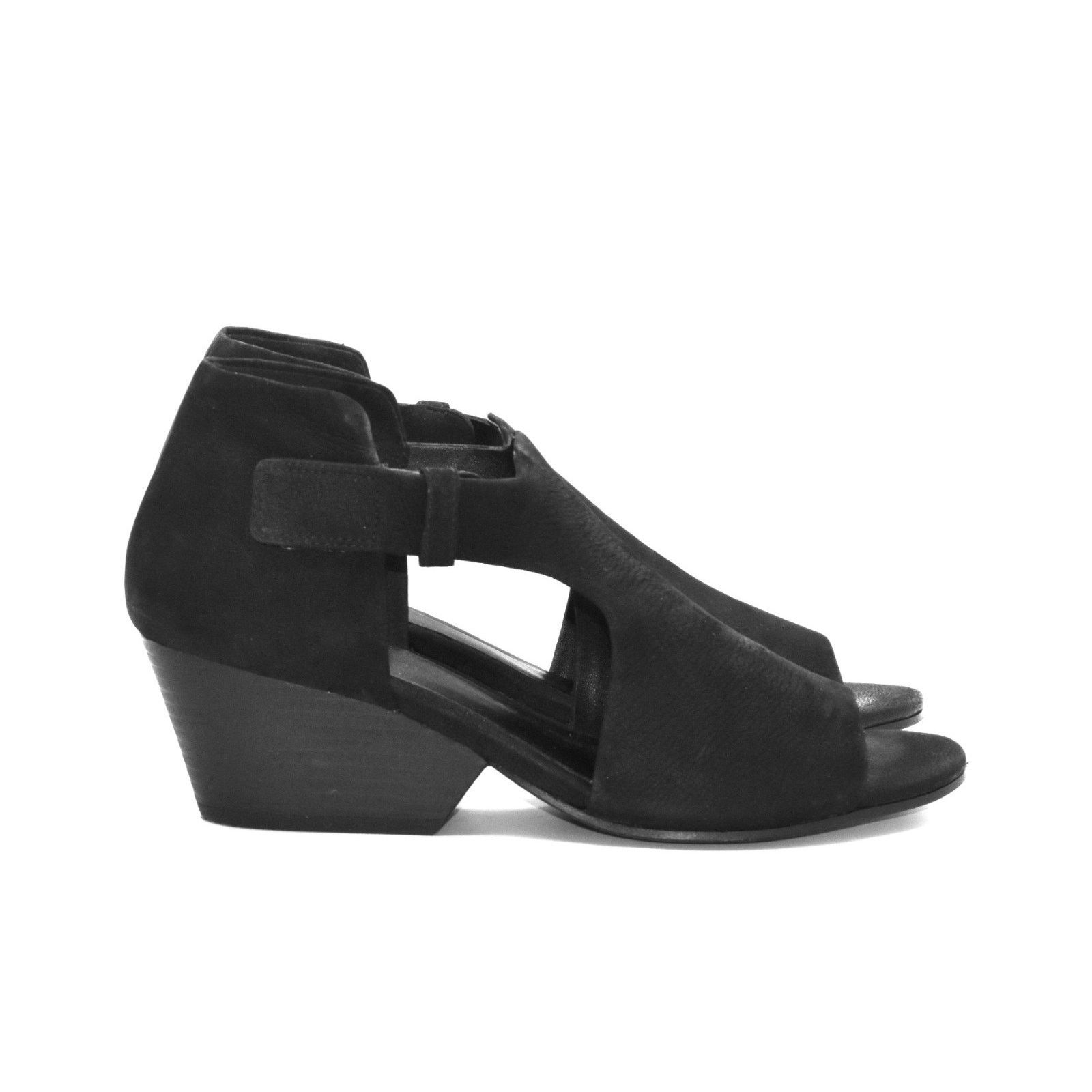 Eileen Fisher EILEEN FISHER Iris Nubuck Cutout Peep Toe Heels Sandals Sz 9 Size US 9 / IT 39 - 2 Thumbnail