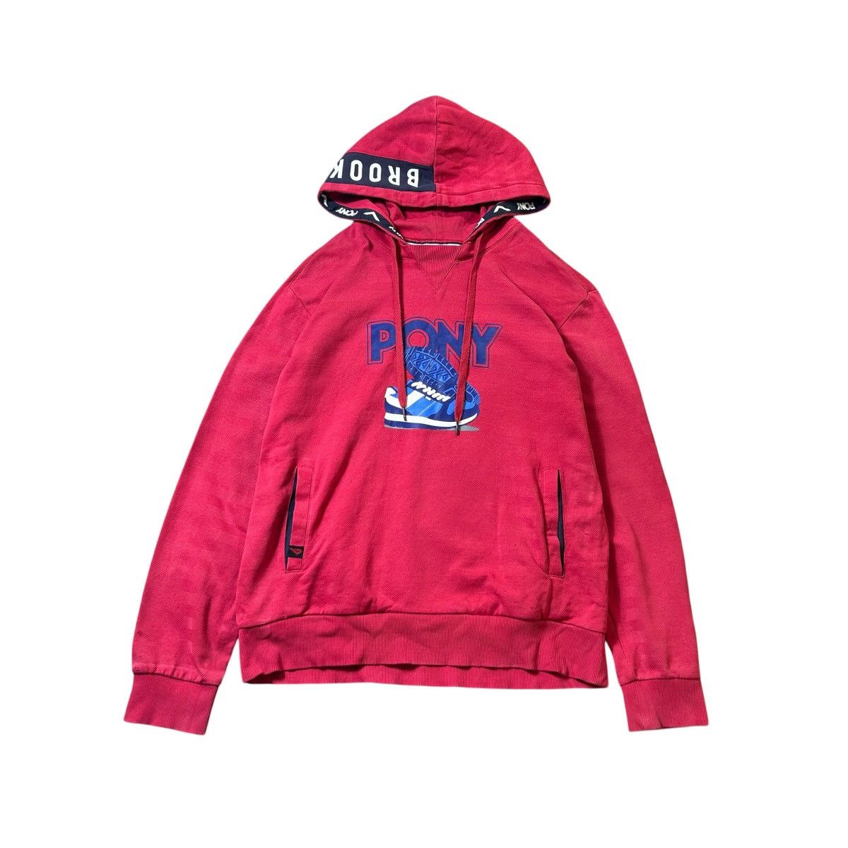 PONY Vintage Y2K Pony Big Logo Hoodie Size M / US 6-8 / IT 42-44 - 1 Thumbnail