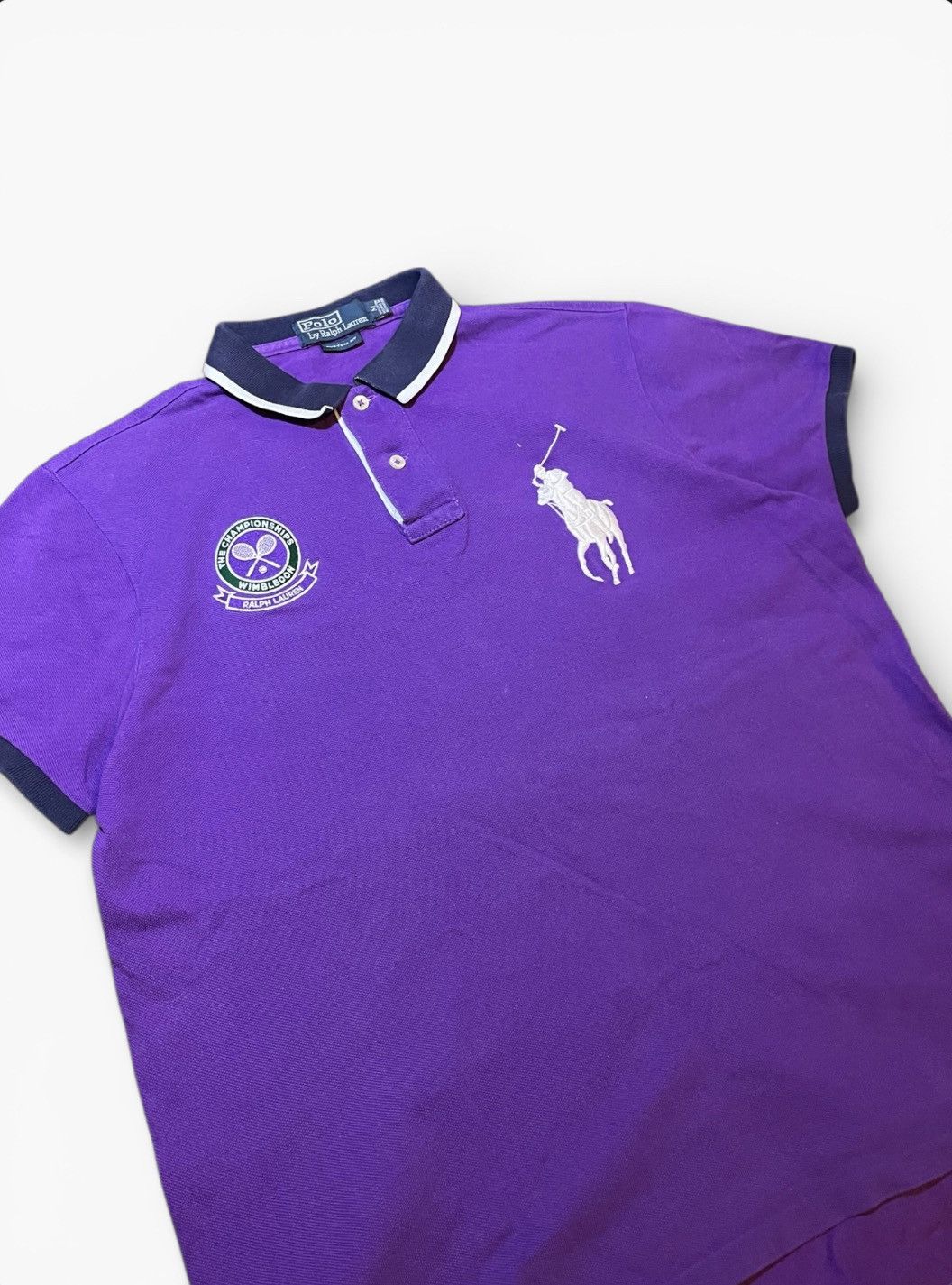Polo Ralph Lauren Polo Ralph Lauren Wimbledon Big Logo Size US M / EU 48-50 / 2 - 2 Thumbnail