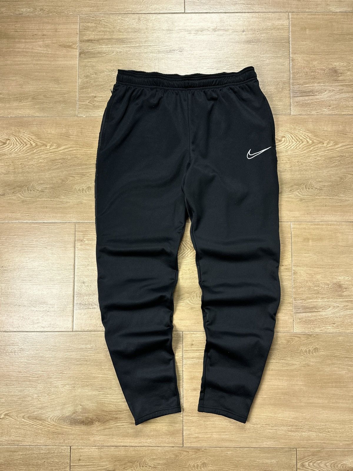 Nike × Vintage Y2K Nike Dri-Fit Track Pants Reflective Logo Swoosh Size US 34 / EU 50 - 1 Thumbnail
