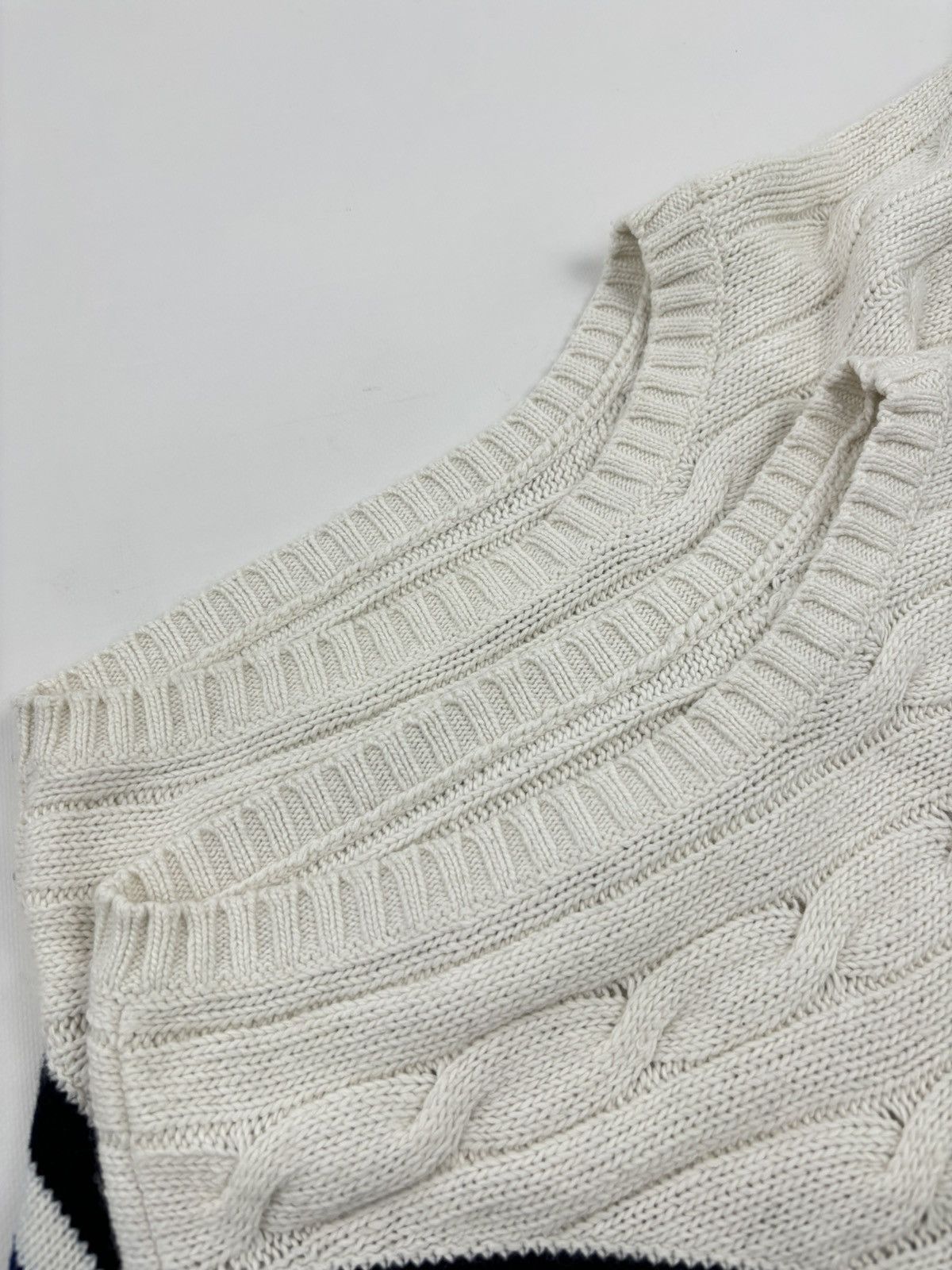 Polo Ralph Lauren 1922-1923 POLO Cashmere Cable-Knit Vest Tenis Gilet Jumper Size US XL / EU 56 / 4 - 19 Thumbnail