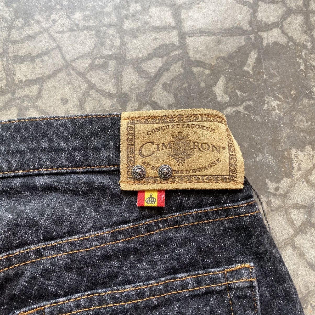 Hysteric Glamour × Japanese Brand Vintage CIMARRON SPAIN Snake Scale Stretchable Flared Jeans Size 27" / US 4 / IT 40 - 11 Thumbnail