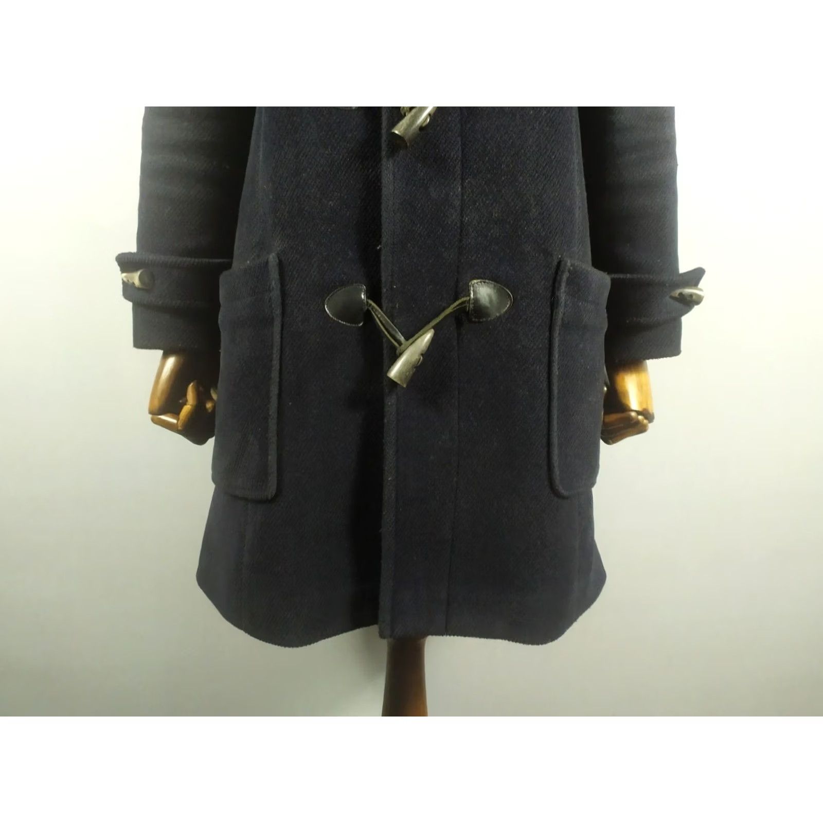Vintage APC Coat Women's Wool Black Size S Small Overcoat Long Sleeve Buttoned 90s Designer Vintage? No Size S / US 4 / IT 40 - 7 Thumbnail