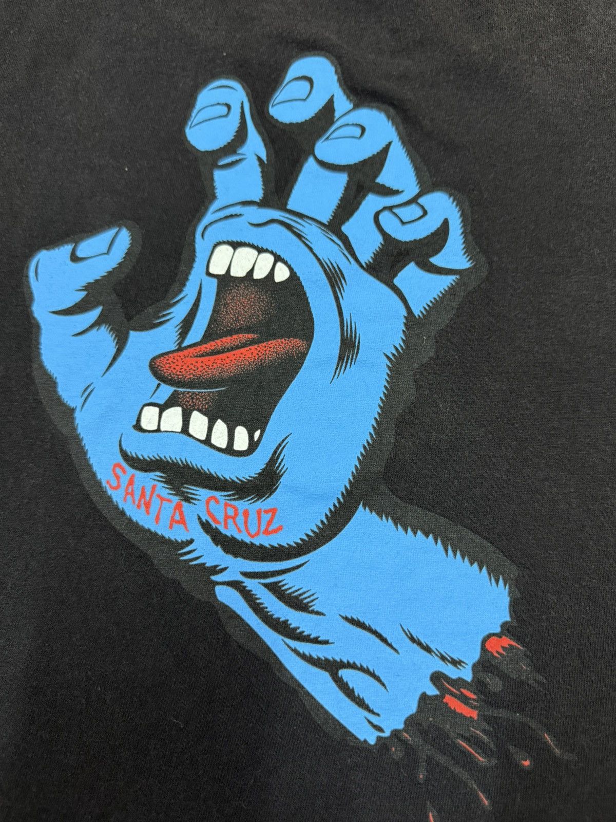 Santa Cruz Skateboards VINTAGE Y2K SANTA CRUZ SCREAMING HAND BACKHIT LOGO TSHIRT Size US XXL / EU 58 / 5 - 10 Thumbnail