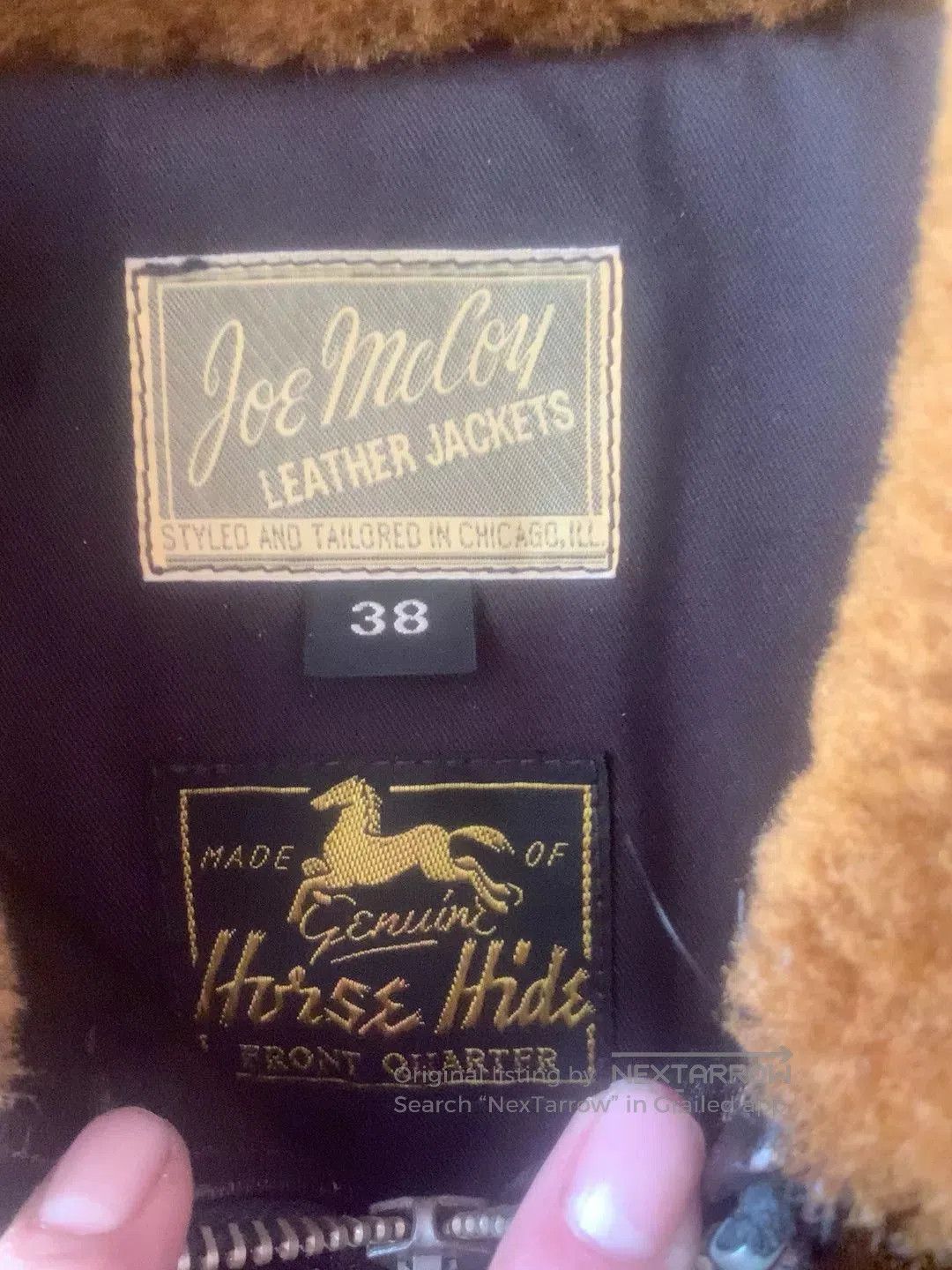 The Real McCoy's JoeMcCoy30's Horsehide Bear Jacket. Size US M / EU 48-50 / 2 - 3 Thumbnail