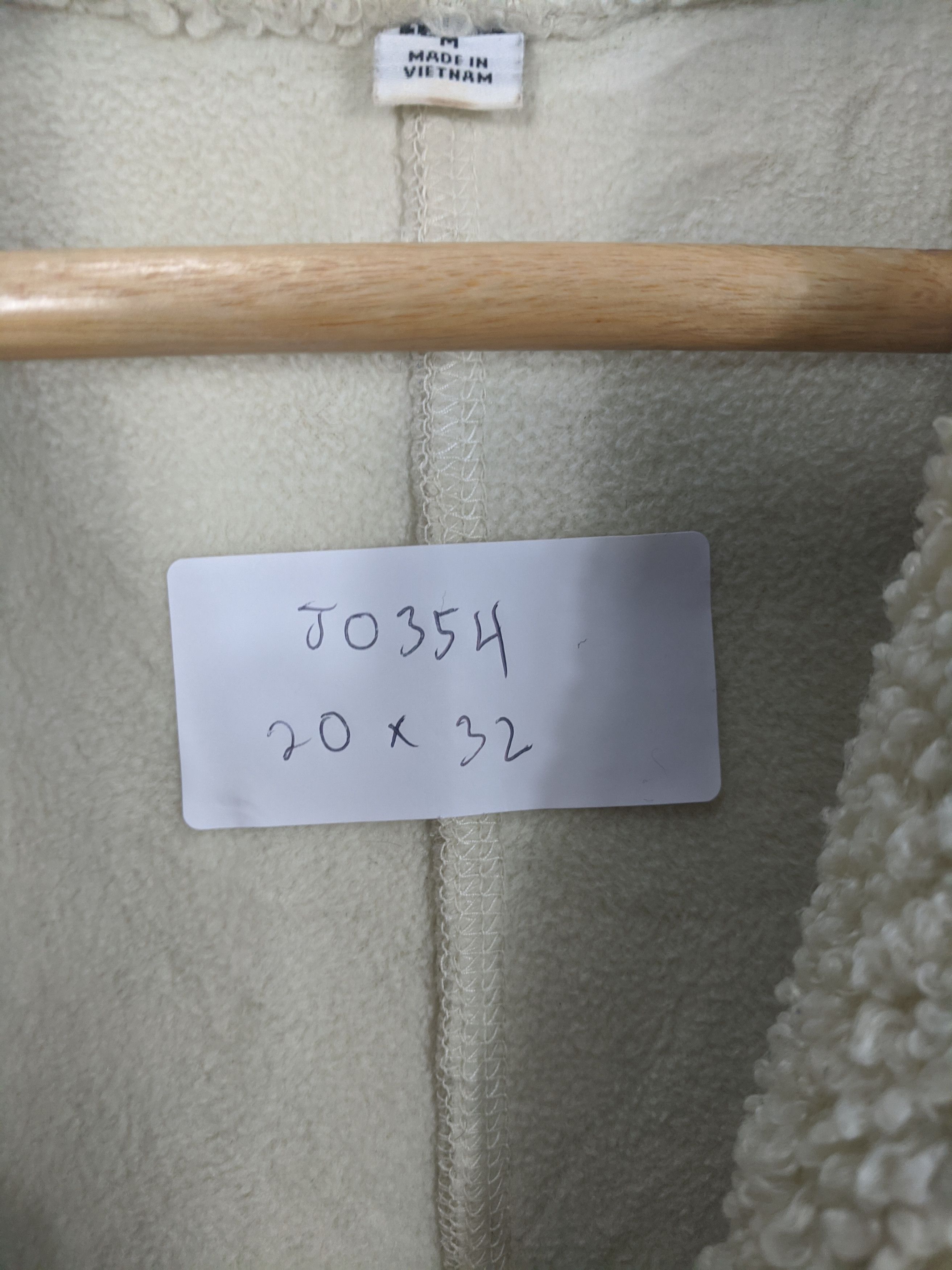 If Six Was Nine Vintage Uniqlo Fleece Blazer Coat J0354 Size 38S - 9 Thumbnail
