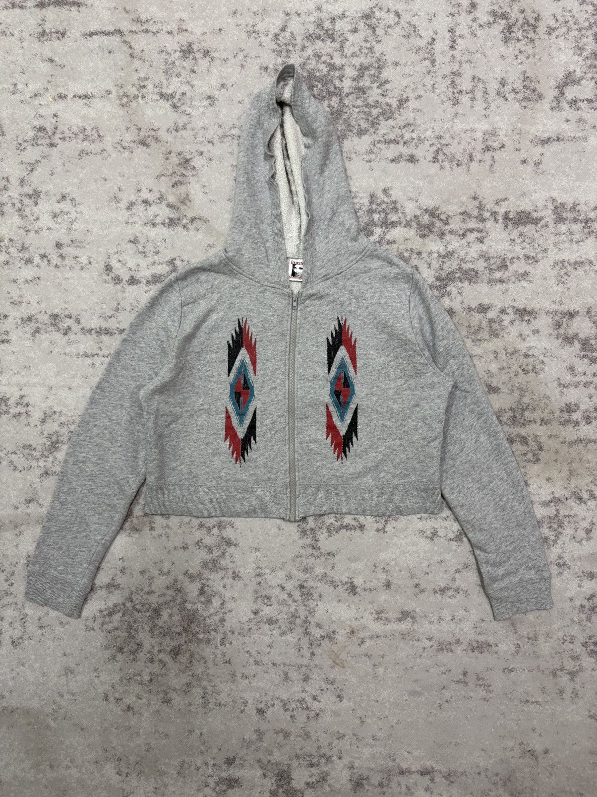 Native Drastic Slimming Aztec Ethnic patern crop top Zip Up Sweater Size M / US 6-8 / IT 42-44 - 3 Thumbnail