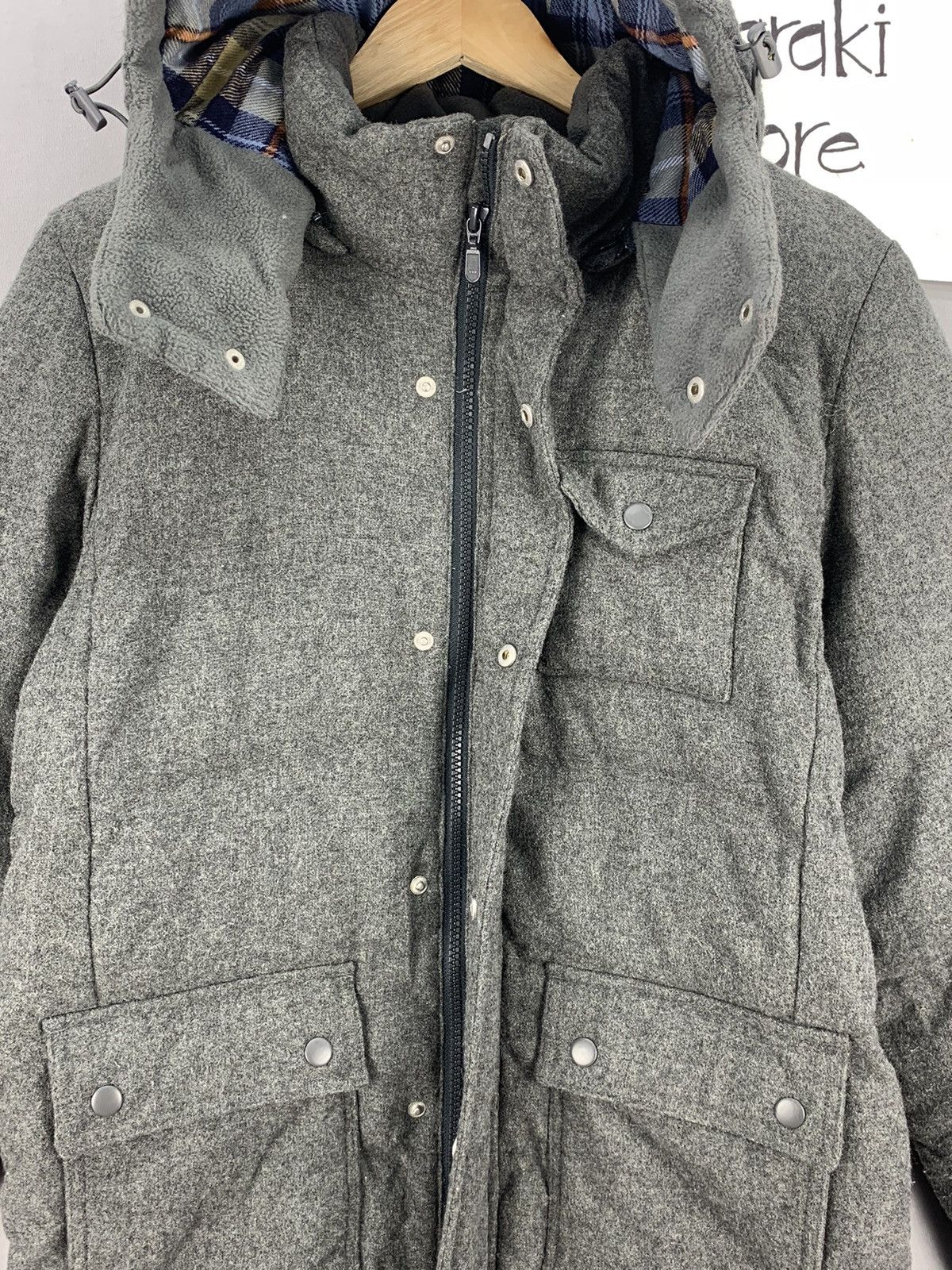 Ciaopanic Ciaopanic Wool Puffer Hoodie Down Jacket Size US M / EU 48-50 / 2 - 10 Thumbnail