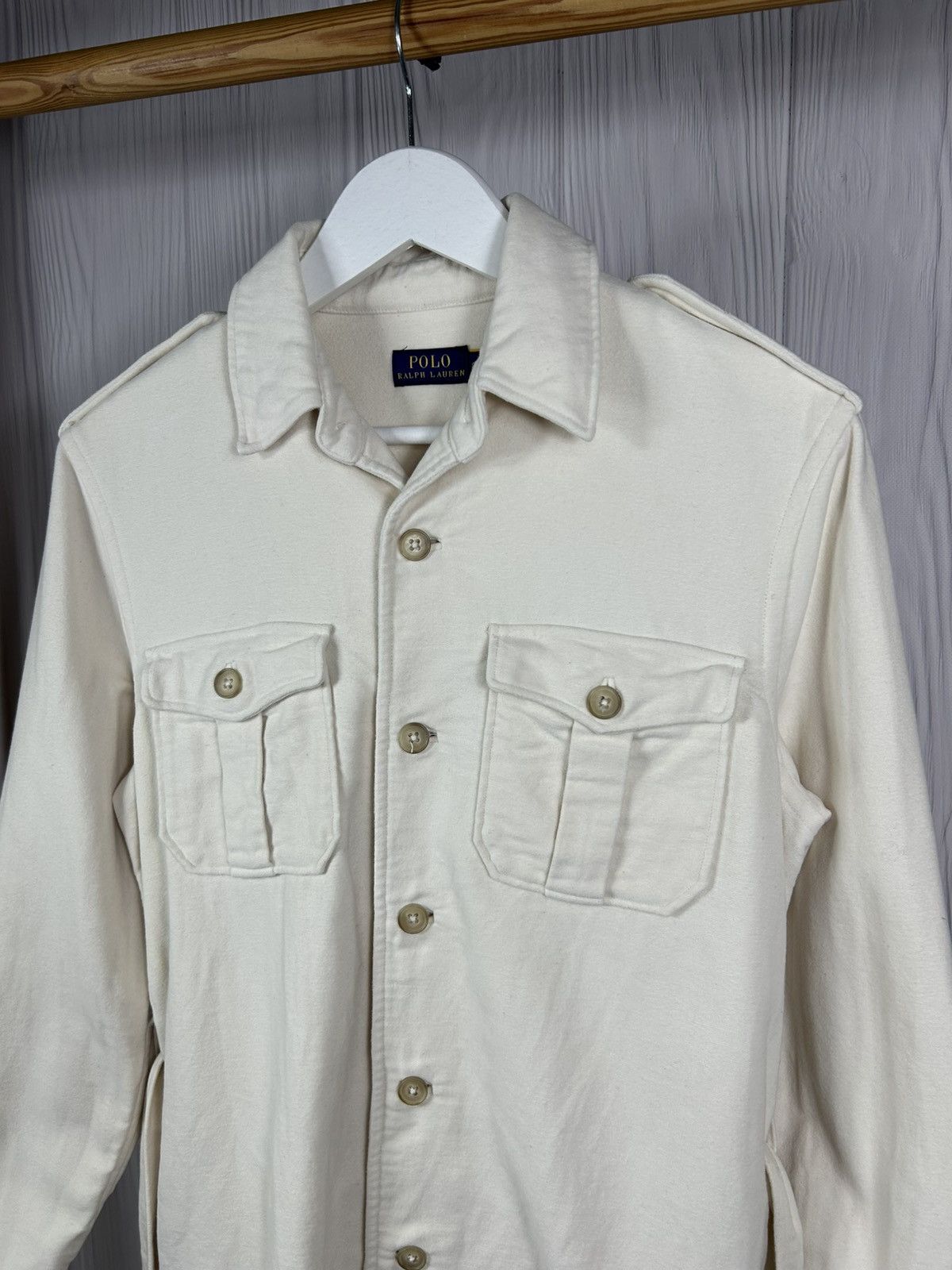 Polo Ralph Lauren POLO RALPH LAUREN Belted Cotton Safari Jacket Women Size 8 Size M / US 6-8 / IT 42-44 - 4 Thumbnail