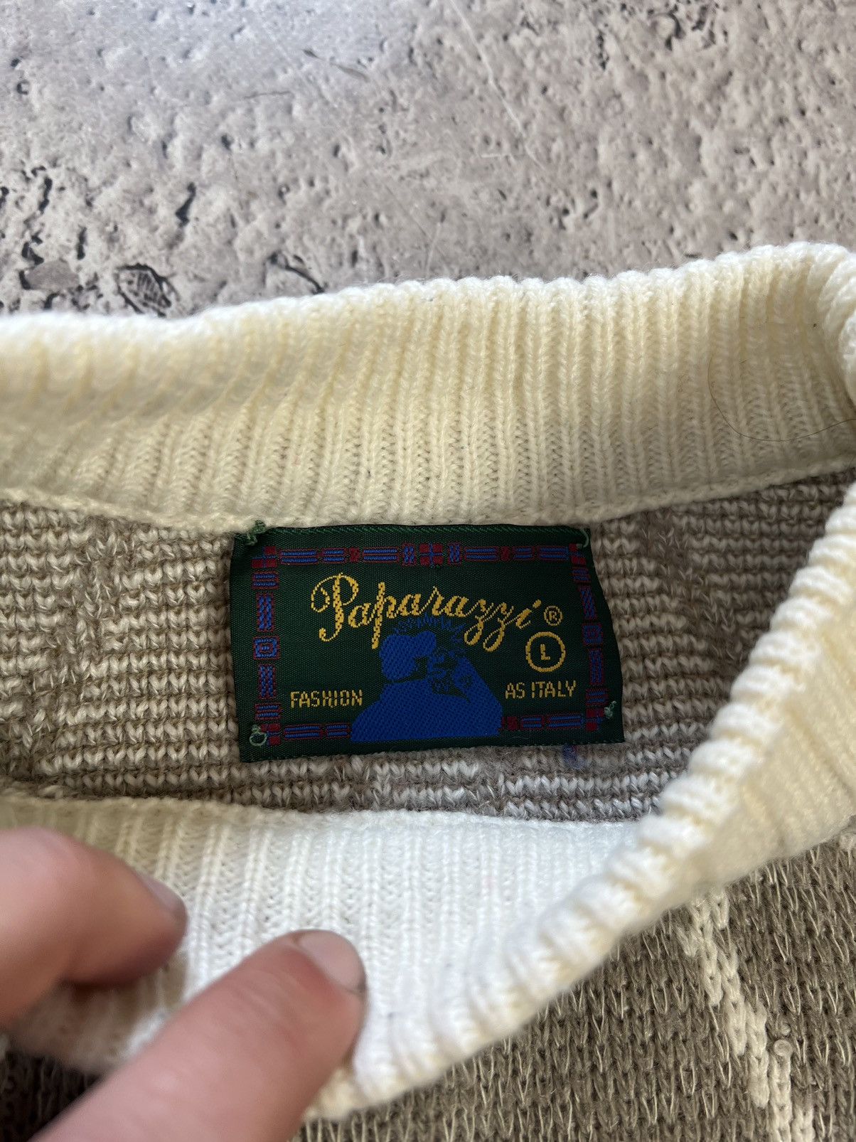 Homespun Knitwear RAPIDO SPIRIT Intarsia WINTER motive graphic SWEATER WOOL Size US L / EU 52-54 / 3 - 5 Thumbnail