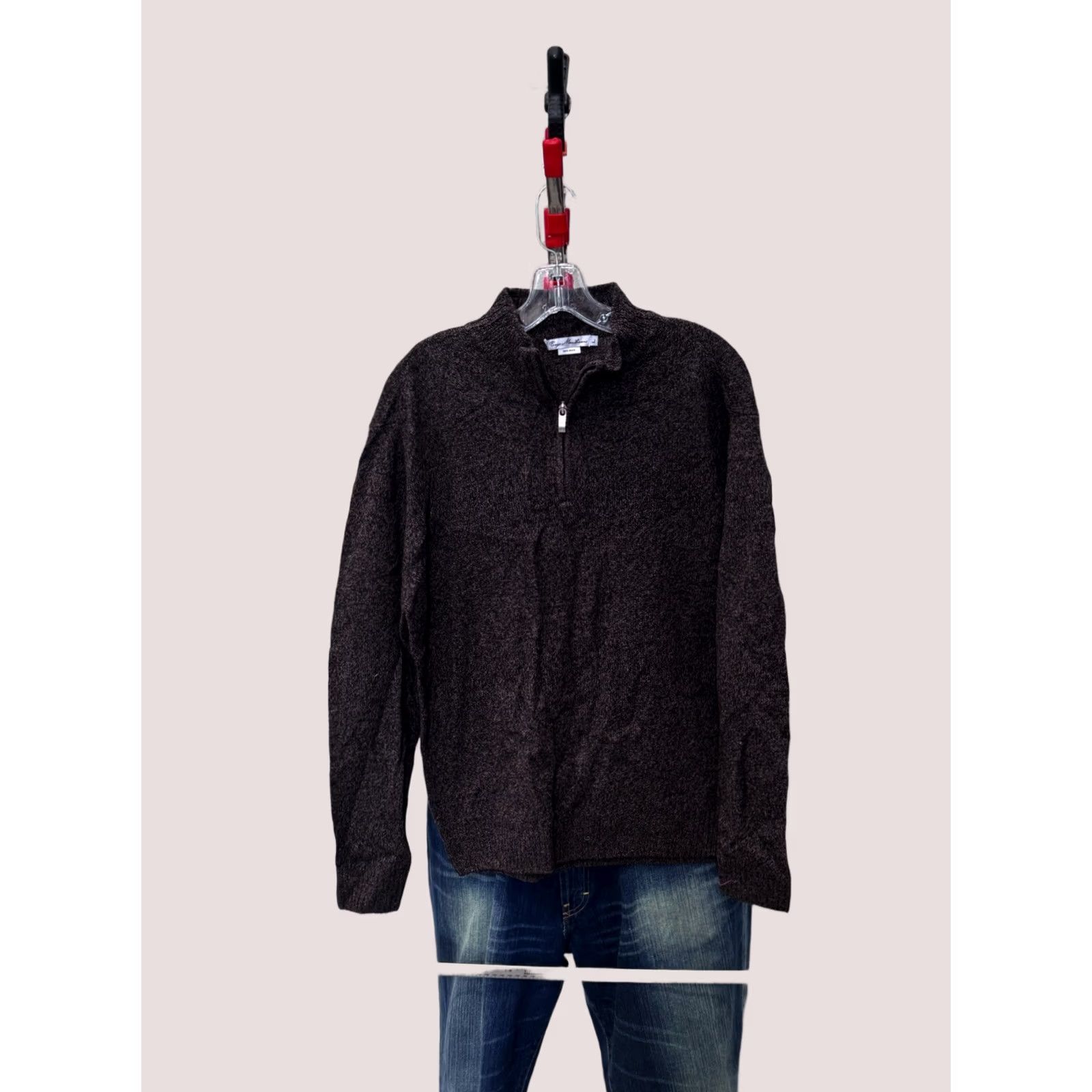 Kenzo Enzo Mantanani Sweater Mens L Sharp Zippered Wool Size US L / EU 52-54 / 3 - 1 Thumbnail