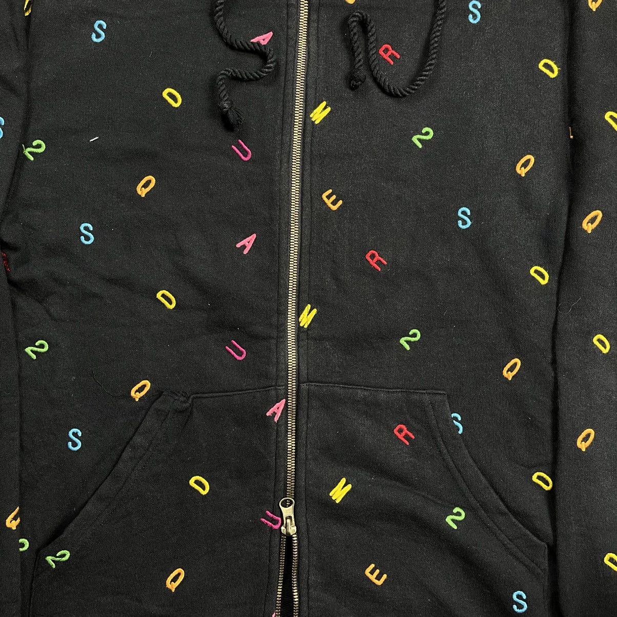 20471120 2000s M25SQUARED - GIMP Alphabet Zip Hoodie Size US M / EU 48-50 / 2 - 7 Thumbnail