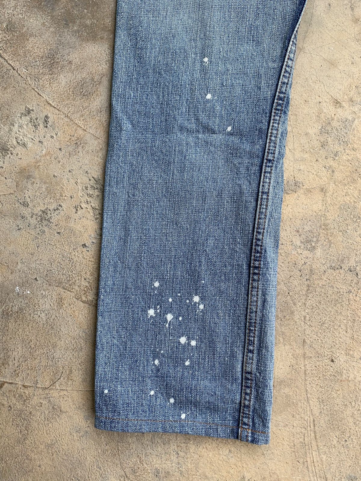 Japanese Brand Earth Music Ecology Selvedge Distressed Denim Size US 28 / EU 44 - 18 Thumbnail