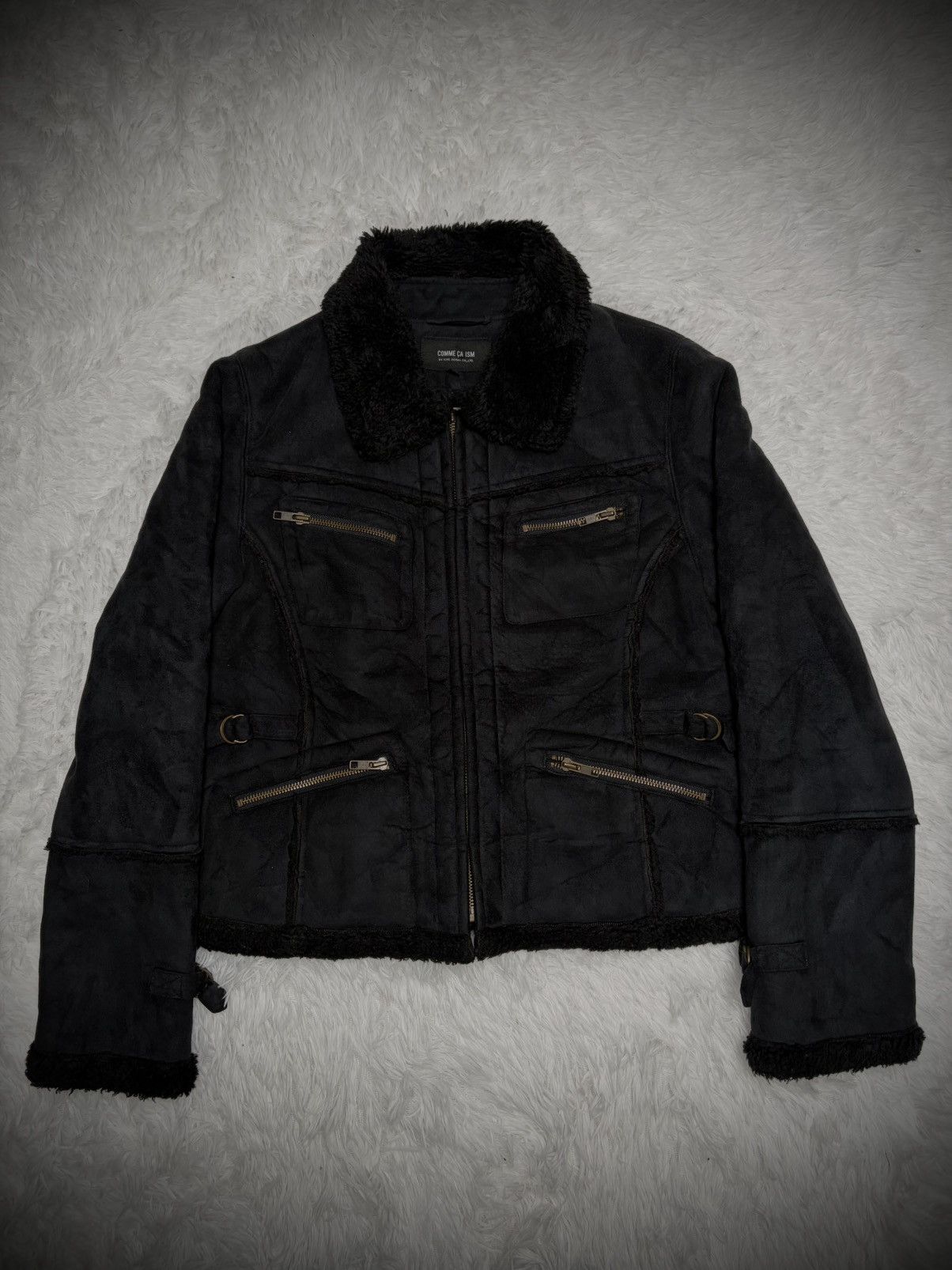 ジャケット・アウター 00s COMME CA MEN Fur Leather Riders JKT 00s COMME CA MEN Fur Leather Riders JKT - メルカリ