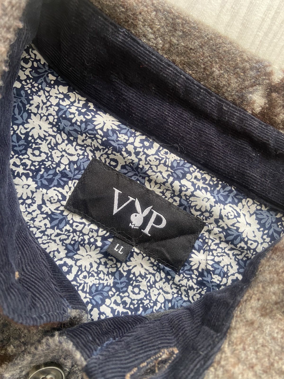 Playboy Vintage Playboy Hybrid Rebuilt Patchwork Wool Jacket Size US L / EU 52-54 / 3 - 5 Thumbnail