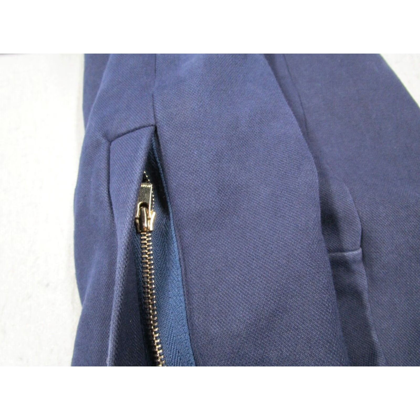 Lacoste Lacoste Women's Blue Cotton Cashmere Blend Full Zip Jacket Size 38 Size XS / US 0-2 / IT 36-38 - 6 Thumbnail