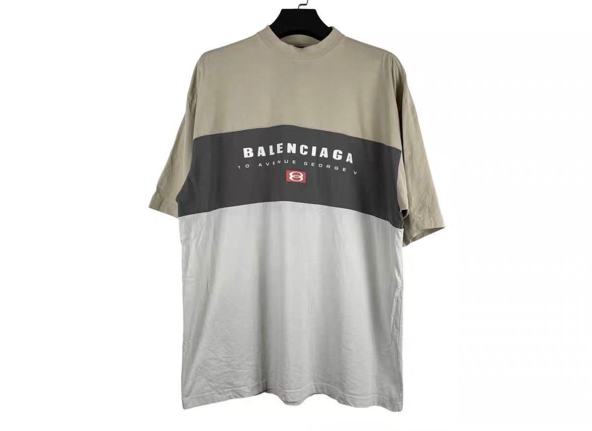Balenciaga Balenciaga 25SS 10 Avenue George V Paneled Short Sleeve J31 Size US S / EU 44-46 / 1 - 1 Thumbnail