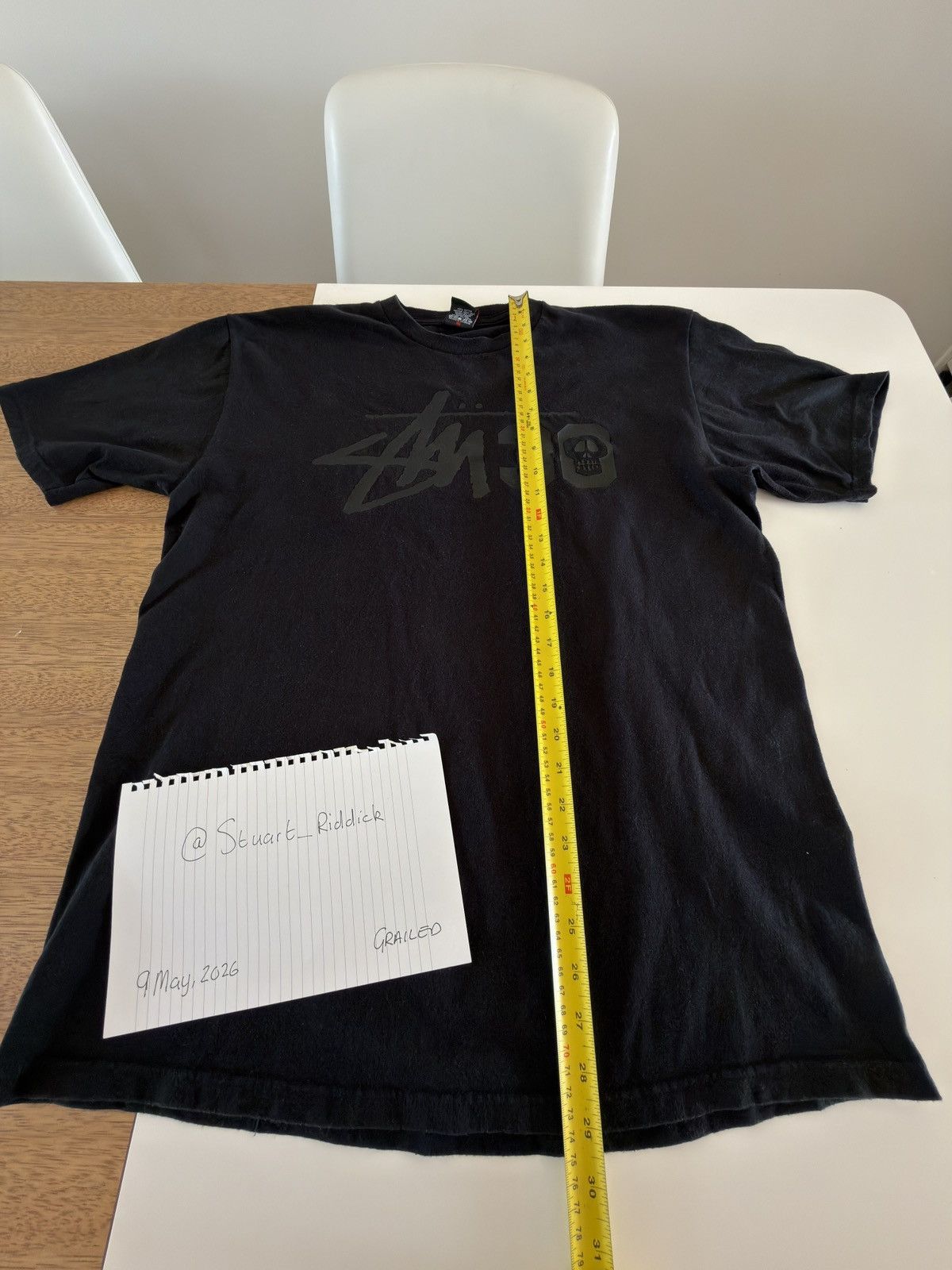 Stussy Stussy "Stu30 Skull" T-shirt Size US L / EU 52-54 / 3 - 5 Thumbnail